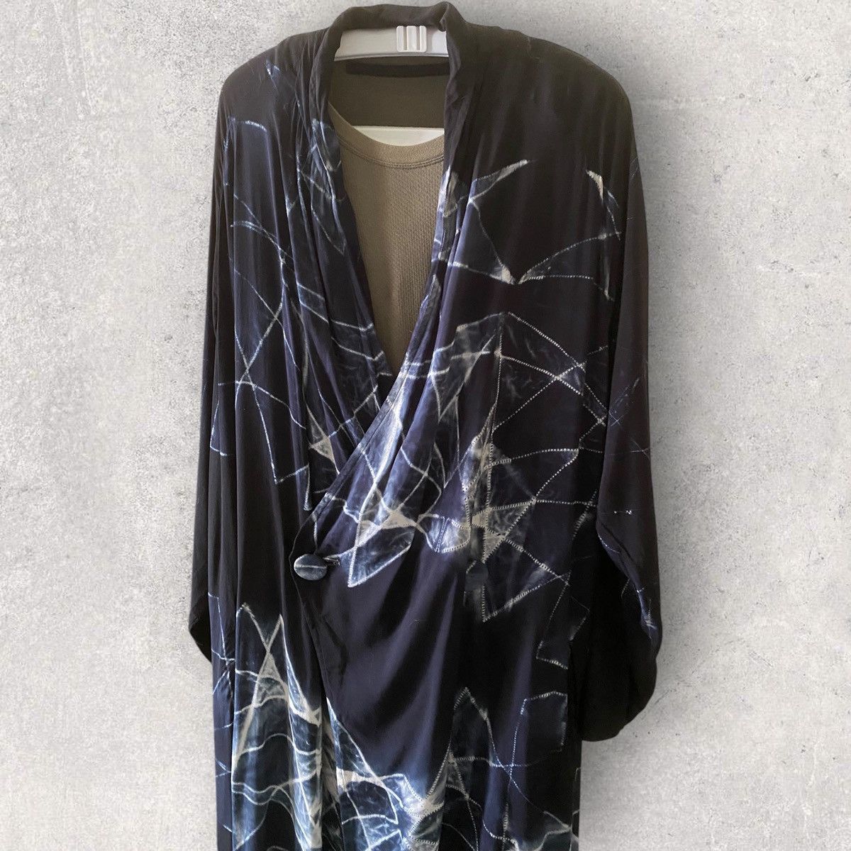 Yohji Yamamoto Y’s Shibori Dye Rayon Oversize Coat Size US M / EU 48-50 / 2 - 4 Thumbnail