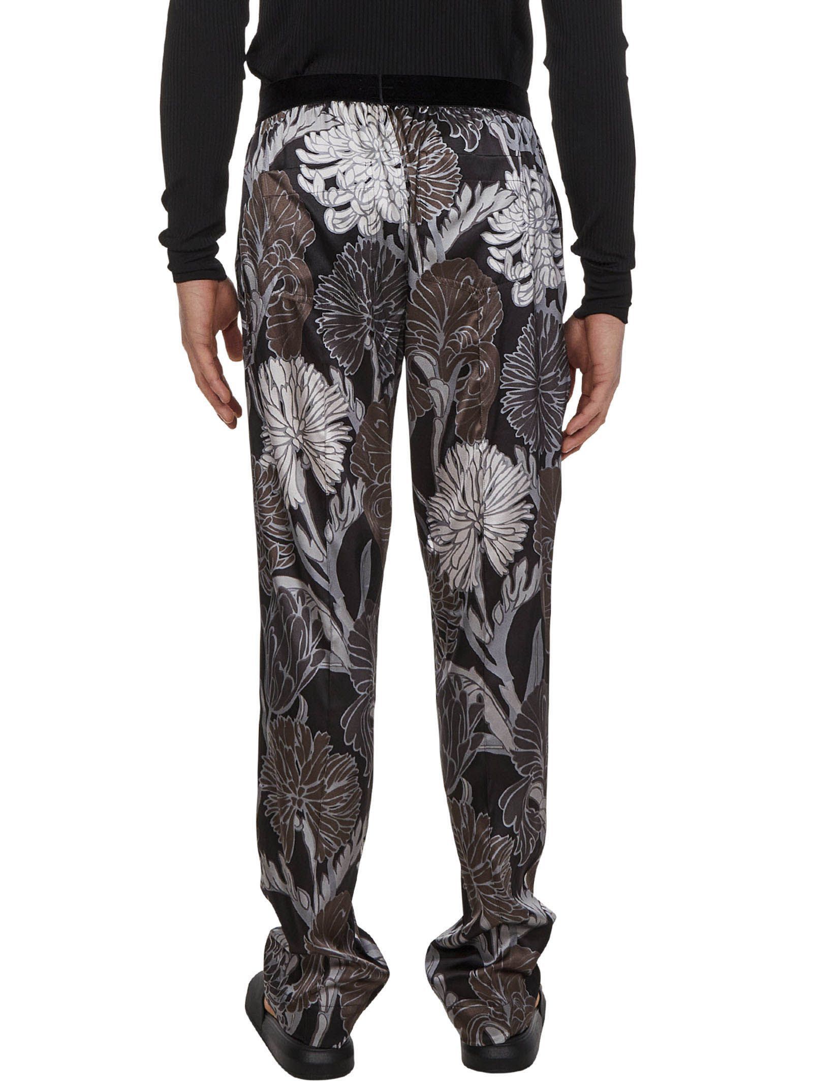 Tom Ford o1loc1c0724 IST4H20 Silk Blend Trousers in Multicolor Size US 30 / EU 46 - 3 Thumbnail