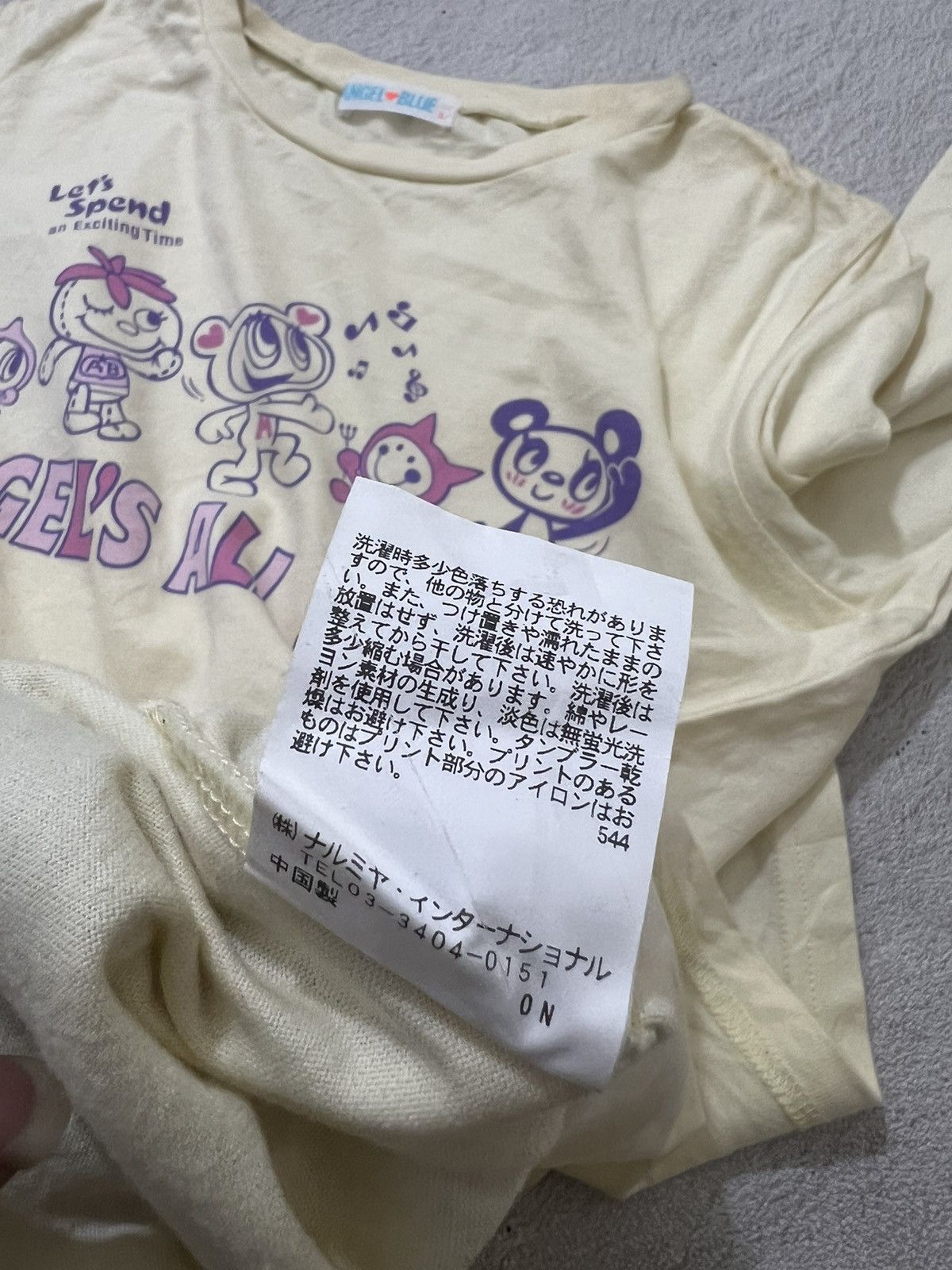 Hysteric Glamour × Undercover 2000s Angel Blue Japanese Cute Poem Ls Tee y2k Lgb Ifsix Size US S / EU 44-46 / 1 - 6 Thumbnail