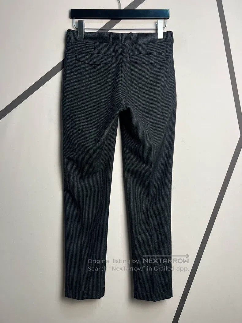 Dior Dior Silver Stripe Straight Wool Trousers Size US 30 / EU 46 - 2 Thumbnail
