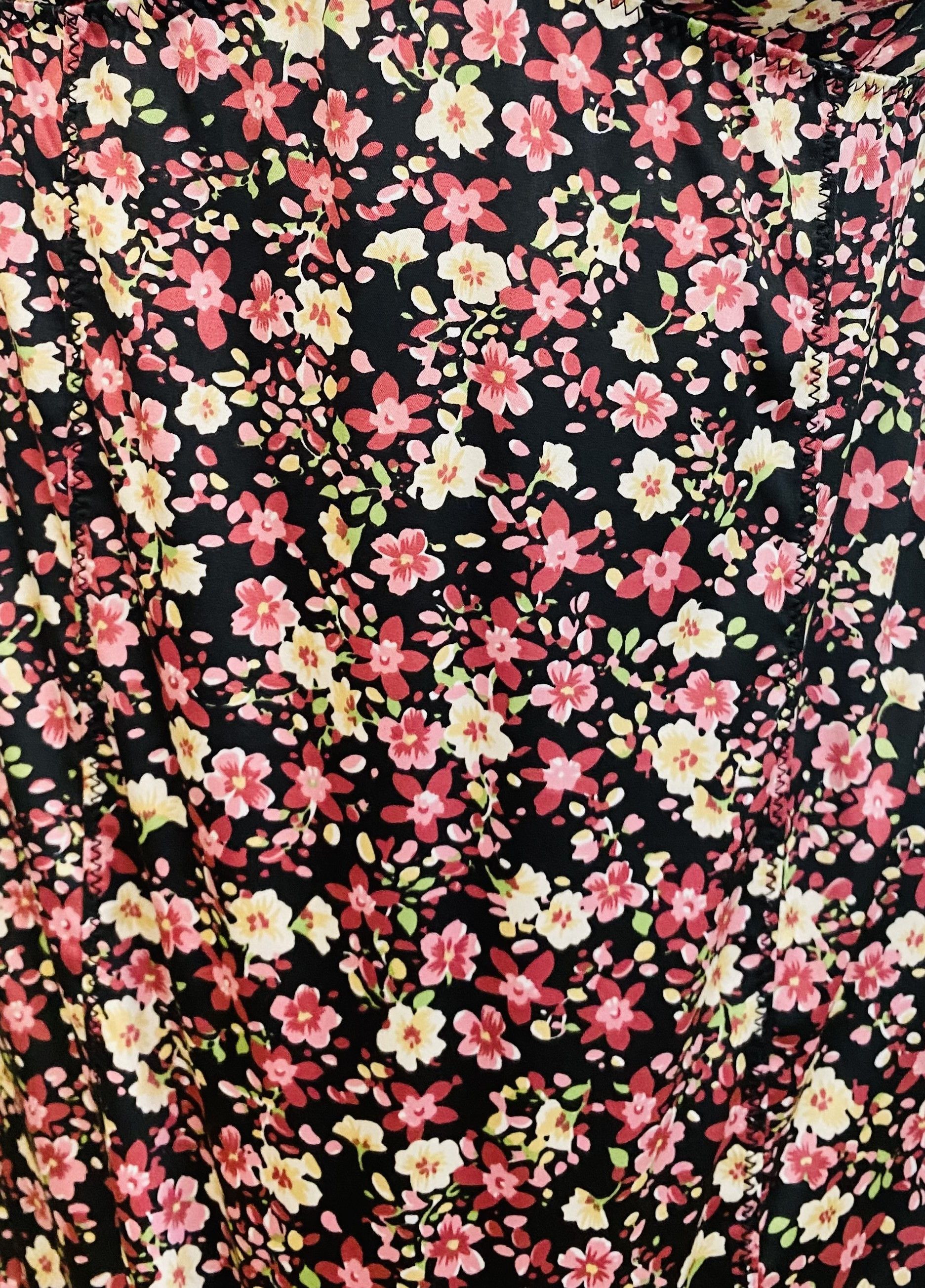 Dolce & Gabbana Vintage Dolce & Gabbana Floral D&G Lace Trim Babydoll Dress Size M / US 6-8 / IT 42-44 - 9 Thumbnail