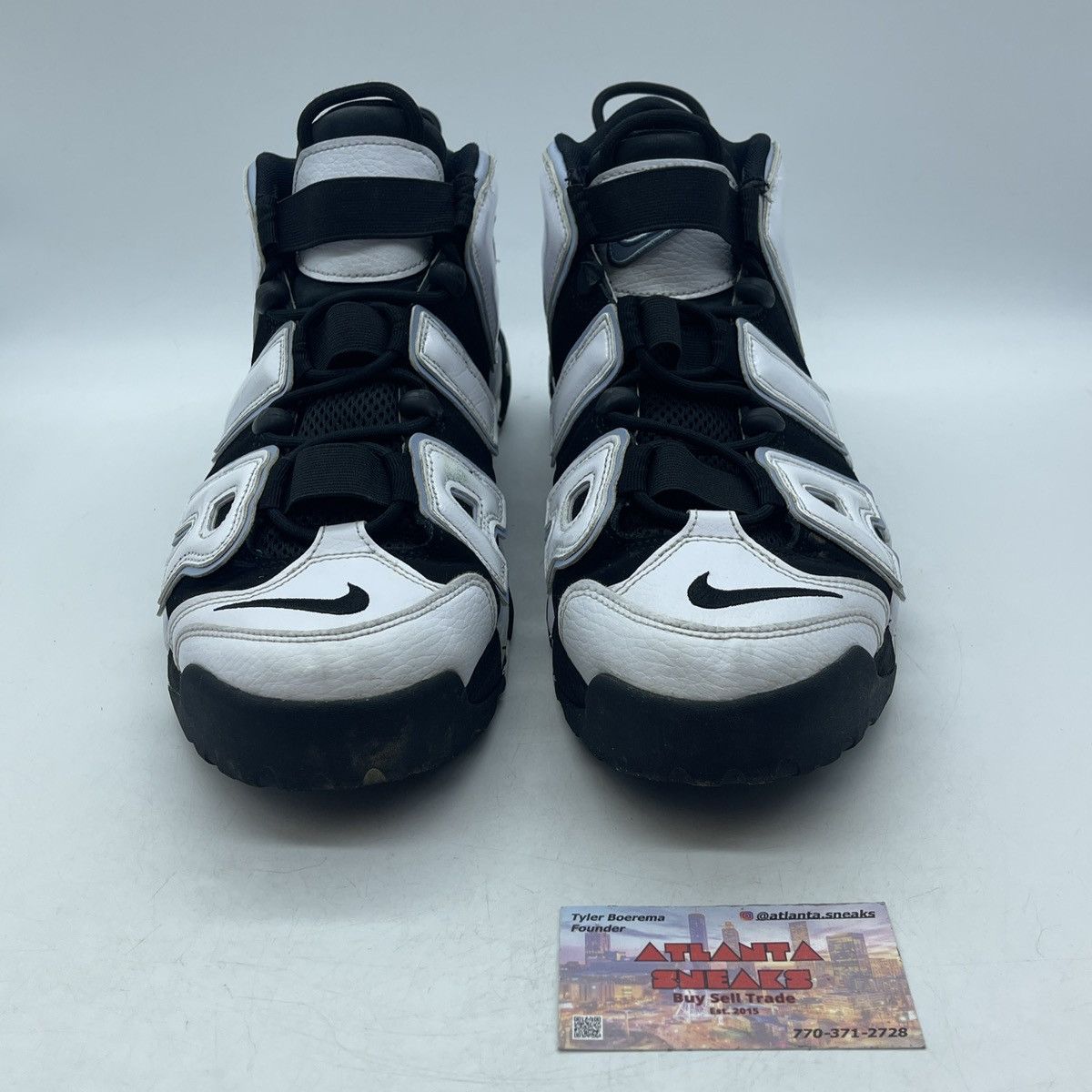 Nike Air more uptempo cobalt bliss Size US 12 / EU 45 - 2 Thumbnail