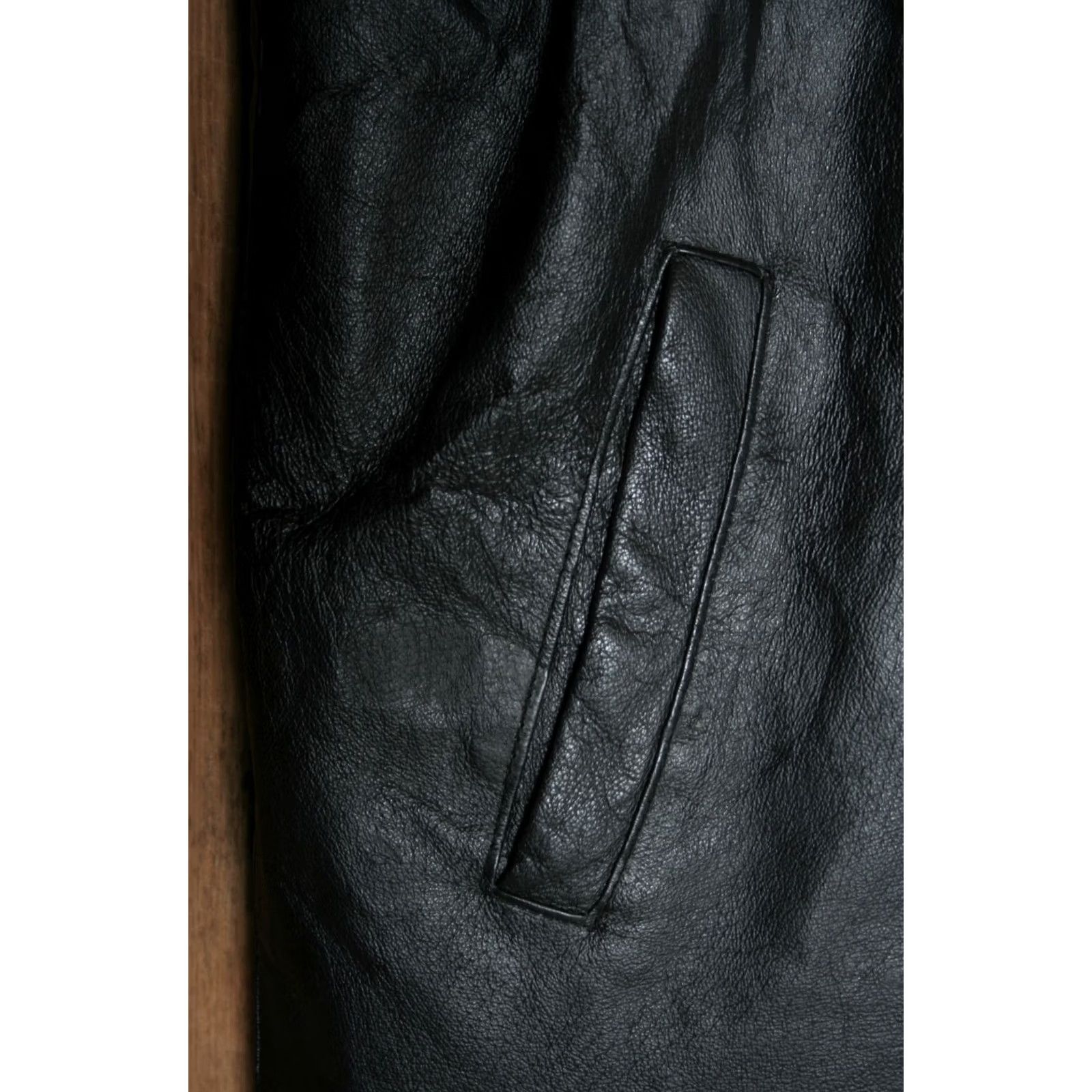 Vintage VINTAGE Phase Two Black Leather Hooded Parka Duster Jacket Women's 2X Size Zip Removable Hood Mens Womens Size XXL / US 16-18 / IT 52-54 - 5 Thumbnail