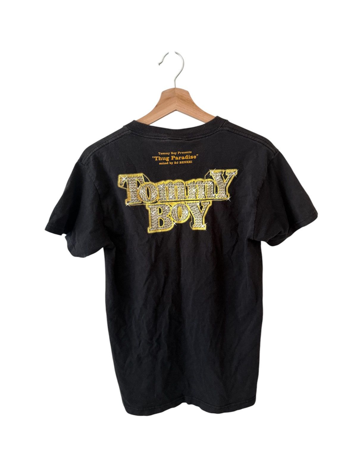 Rap Tees × Vintage Vintage 2000s Tommy Boy Thug Paradise T Shirt Size US S / EU 44-46 / 1 - 1 Thumbnail