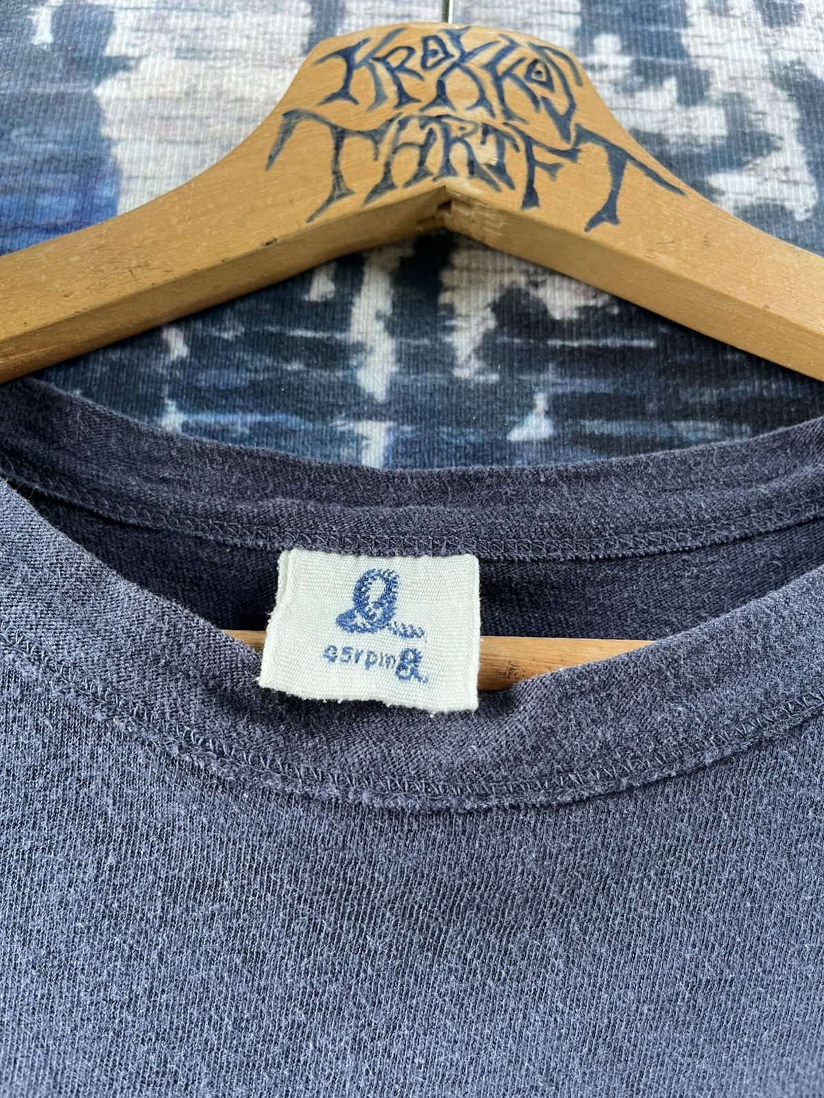 45rpm × Japanese Brand 45 RPM Over Print Spell Out Logo Boxy Tees Japan Size US M / EU 48-50 / 2 - 5 Thumbnail