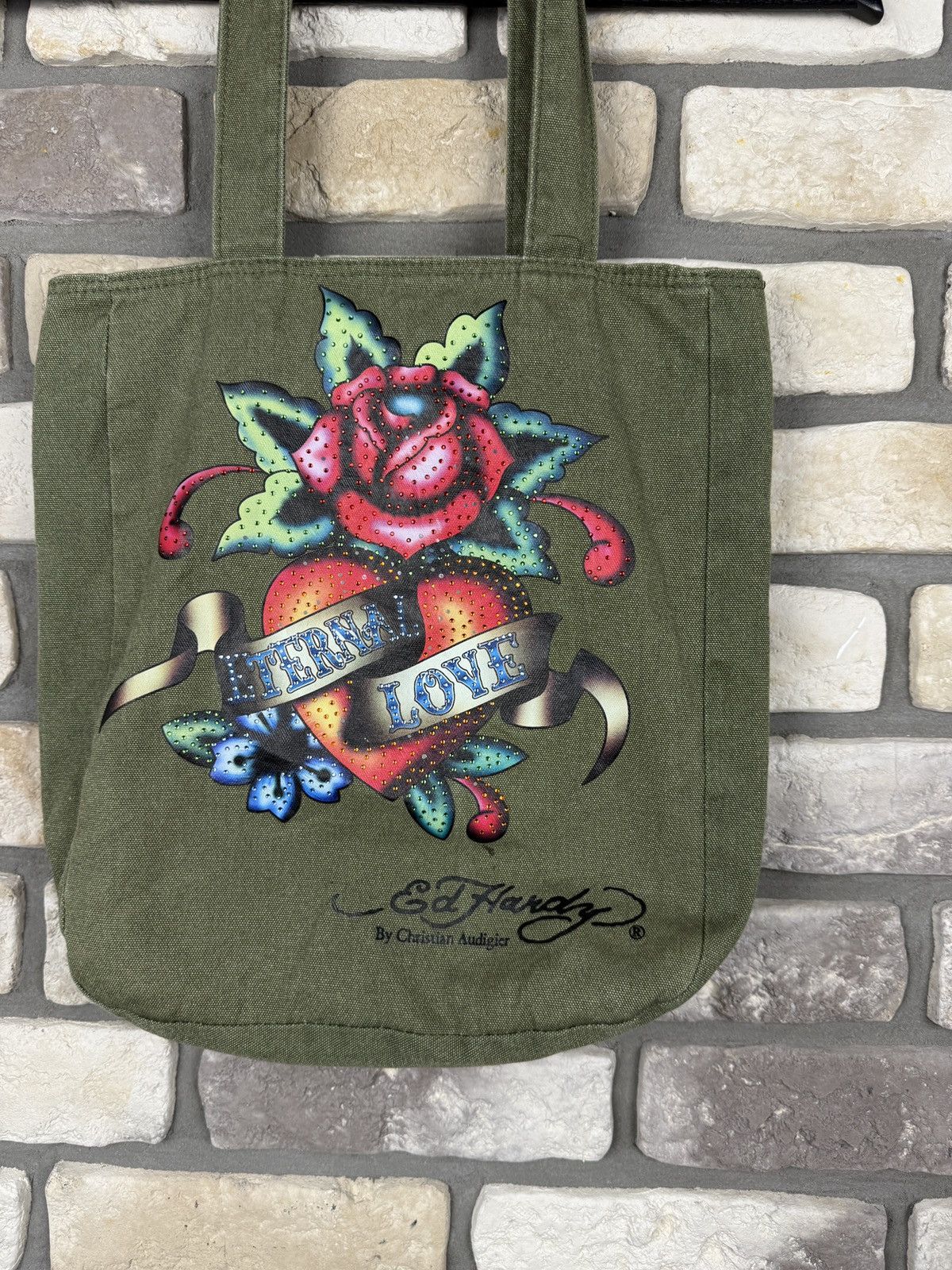 Ed Hardy Very rare ed hardy tote bag shopper Size ONE SIZE - 2 Thumbnail