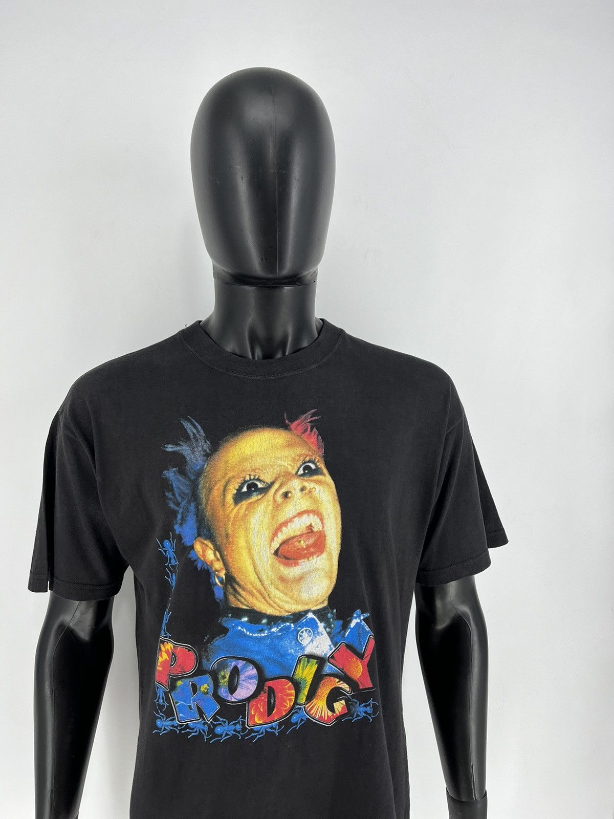 Band Tees RARE!! Vintage 90s Prodigy The Fat of the Land Keith Flint Size US M / EU 48-50 / 2 - 5 Thumbnail