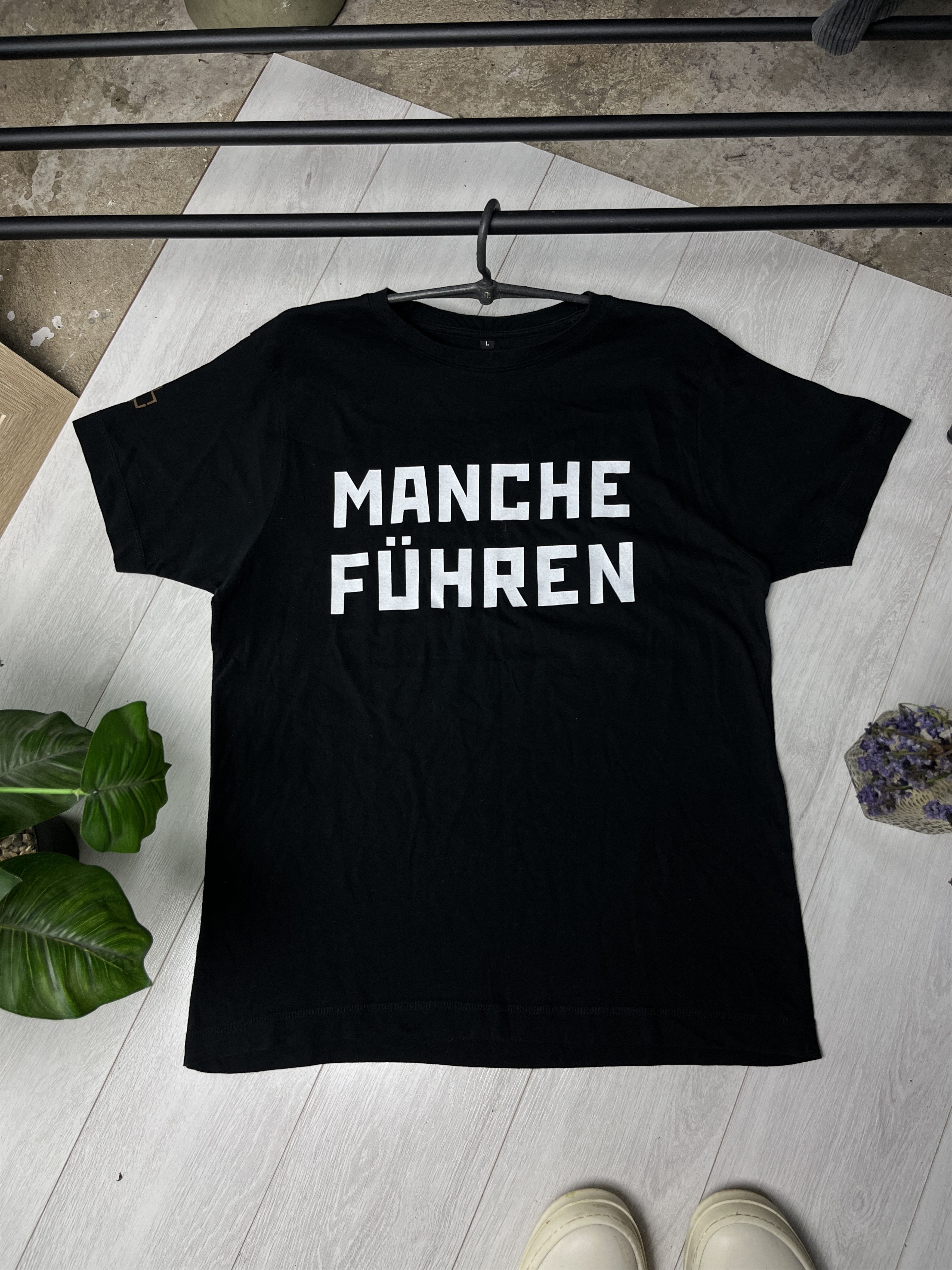 Vintage 2000s RAMMSTEIN "MANCHE FÜHREN" "MANCHE FOLGEN" TEE - № 877 Size US L / EU 52-54 / 3 - 2 Thumbnail