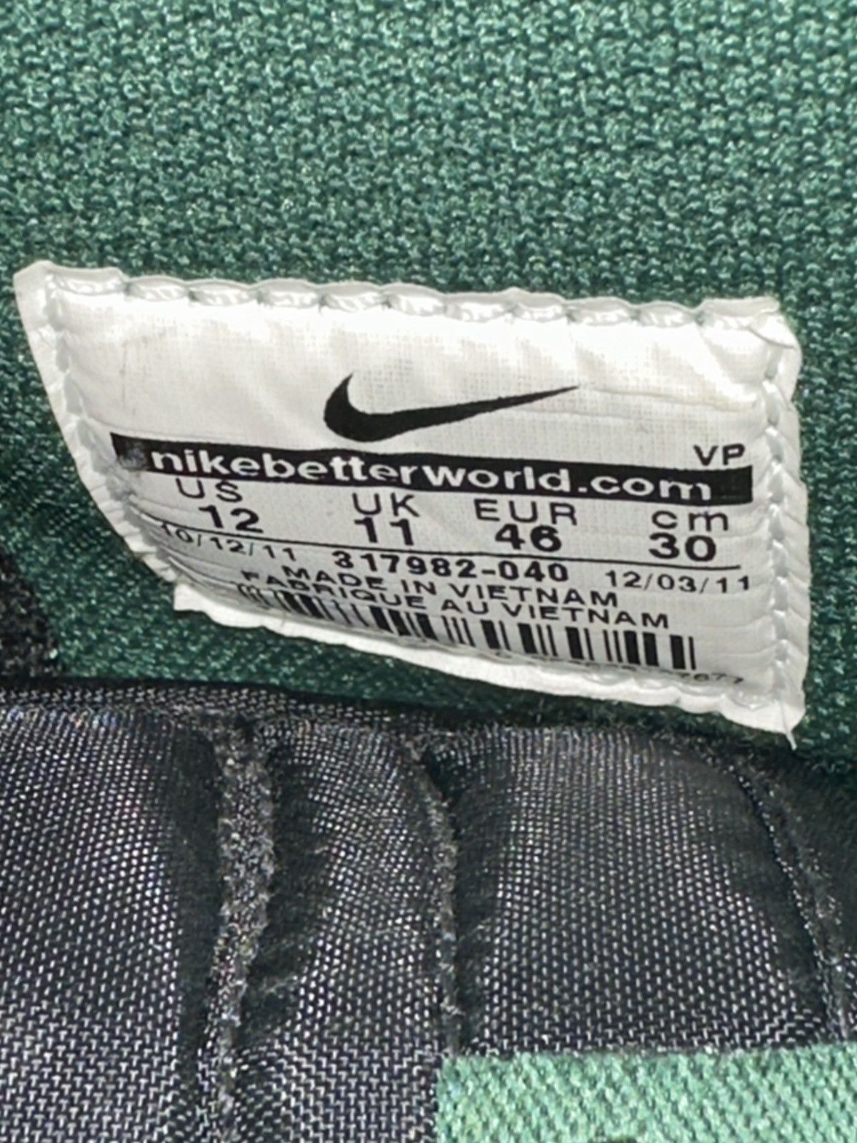 Nike RARE! Nike Dunk High Gorge Green Black DS US12 Size US 12 / EU 45 - 6 Thumbnail