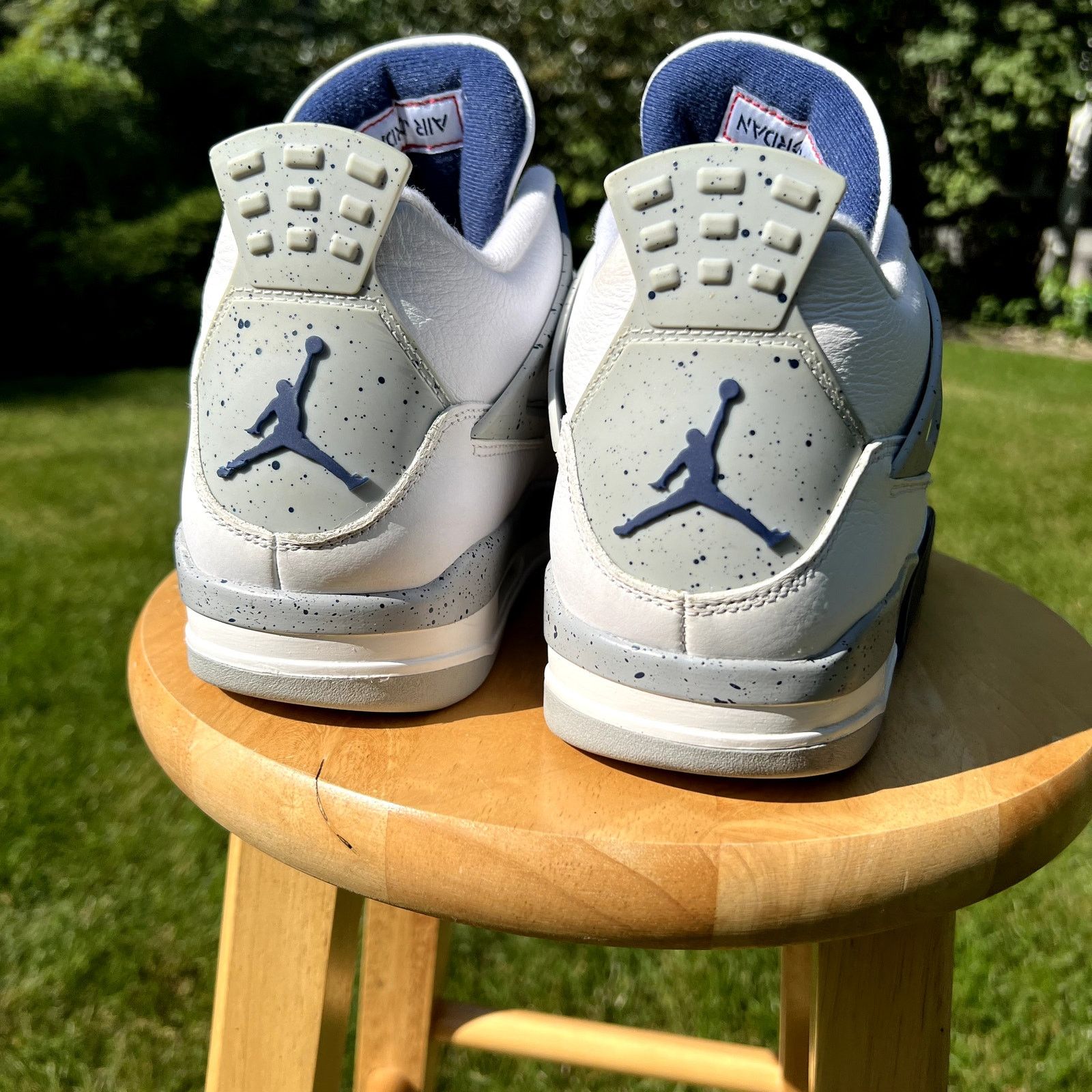 Jordan Brand × Nike Nike Air Jordan 4 Retro Midnight Navy Men's Shoes - Size 12 Size US 12 / EU 45 - 5 Thumbnail