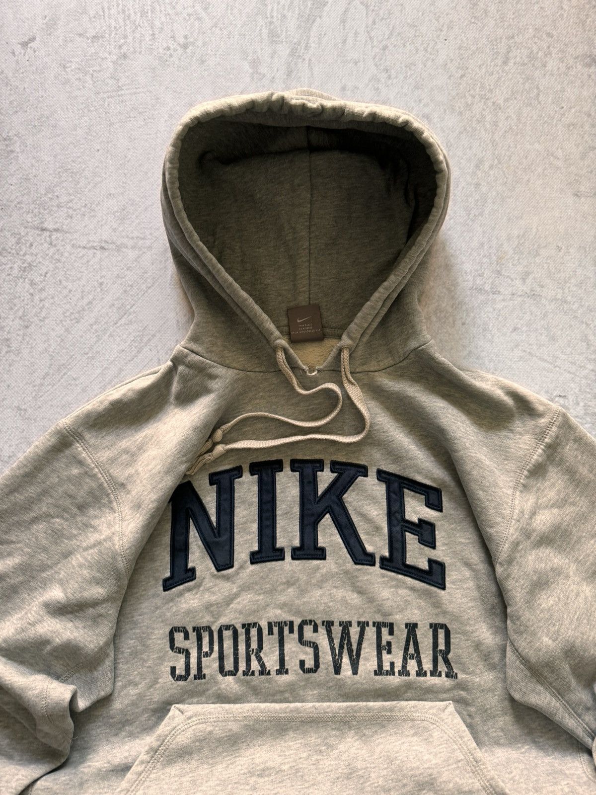 Nike × Vintage NIKE VINTAGE CENTER LOGO OVERSIZE BOXY HOODIE Size US L / EU 52-54 / 3 - 5 Thumbnail