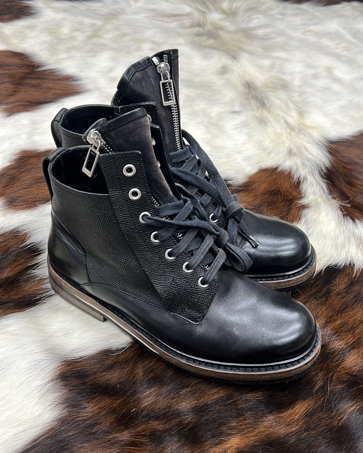 Dior Dior Homme 12SS Military Combat ZipUp Boots Size US 6.5 / EU 39-40 - 6 Thumbnail