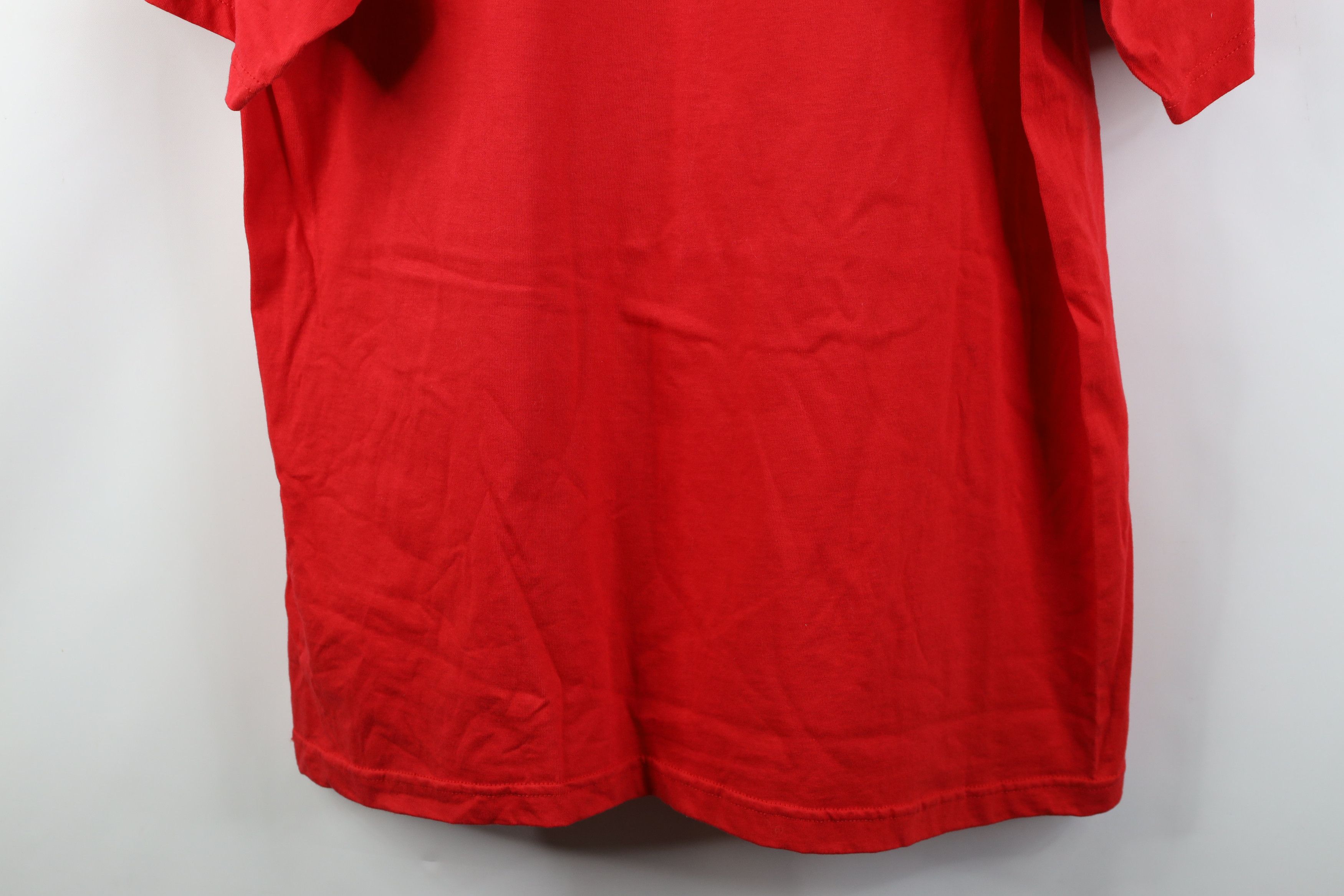 Vintage Deadstock Vintage 90s Detroit Red Wings Hockey T-Shirt Red Size US XL / EU 56 / 4 - 13 Thumbnail