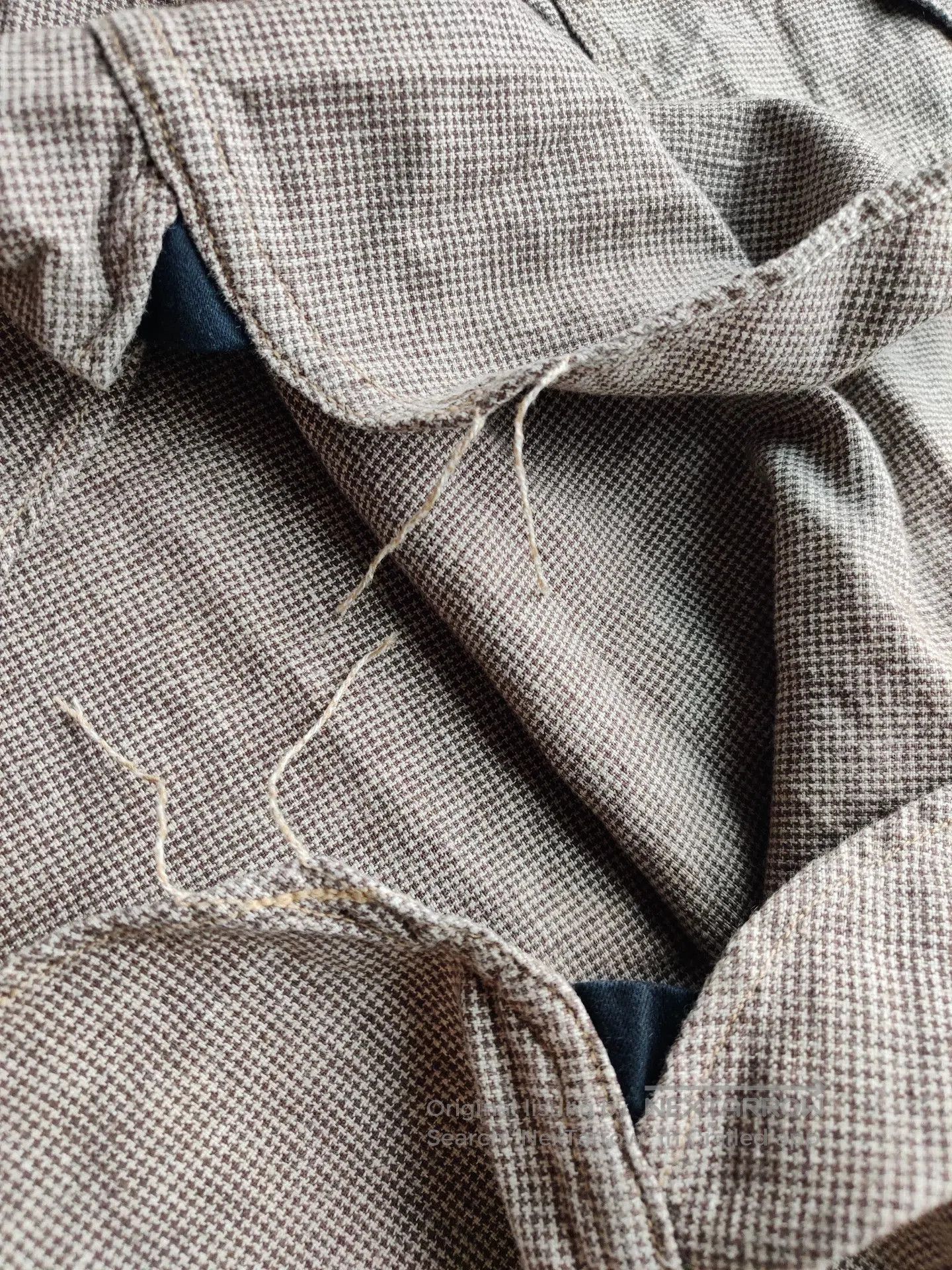 Freewheelers Stylish Checked Shirt with Zipper Detail. Size US M / EU 48-50 / 2 - 9 Thumbnail