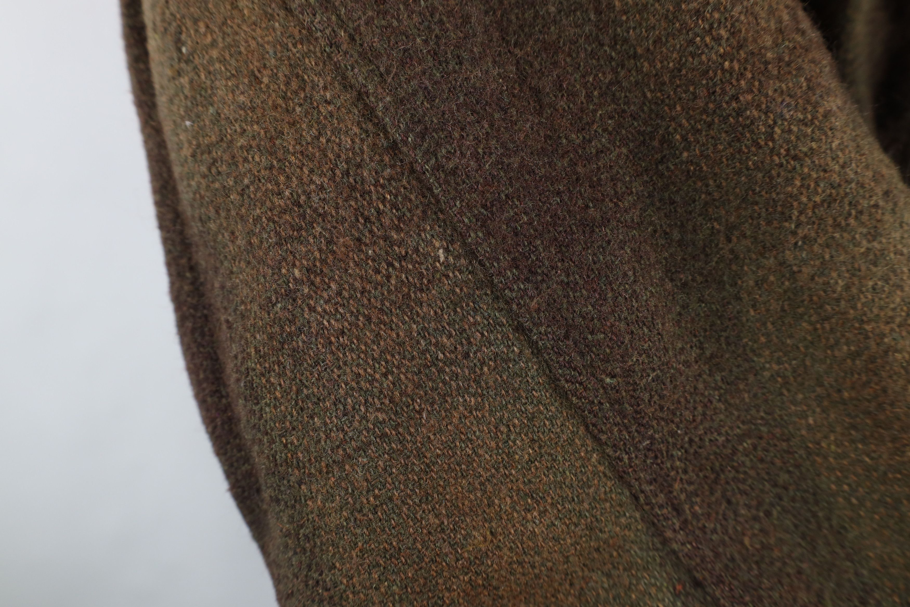 Vintage Vintage 90s Streetwear Back Wool Tweed Quilted Bomber Jacket Size US XL / EU 56 / 4 - 8 Thumbnail