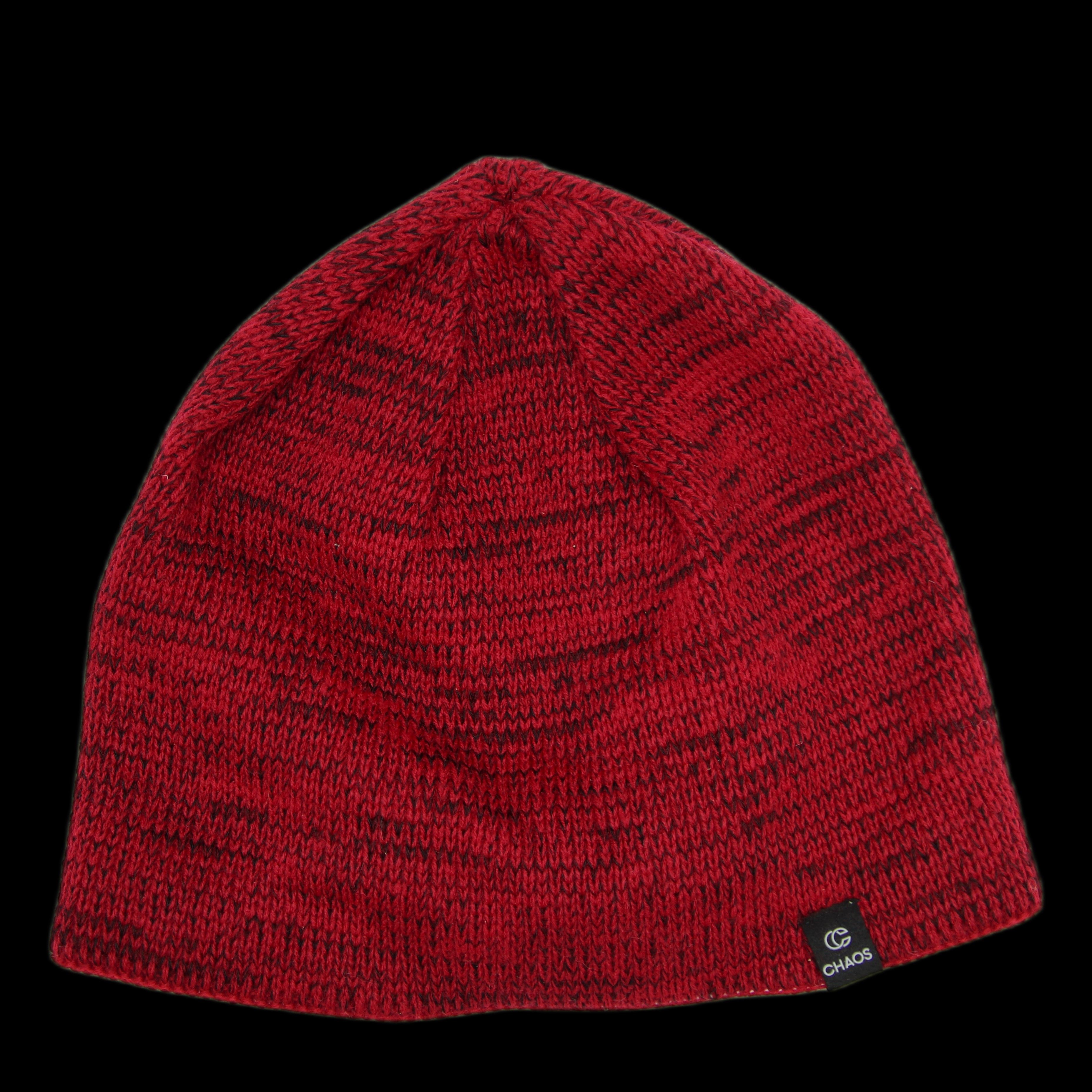 Other Chaos Twisted Beanie Red Black Size ONE SIZE - 1 Thumbnail