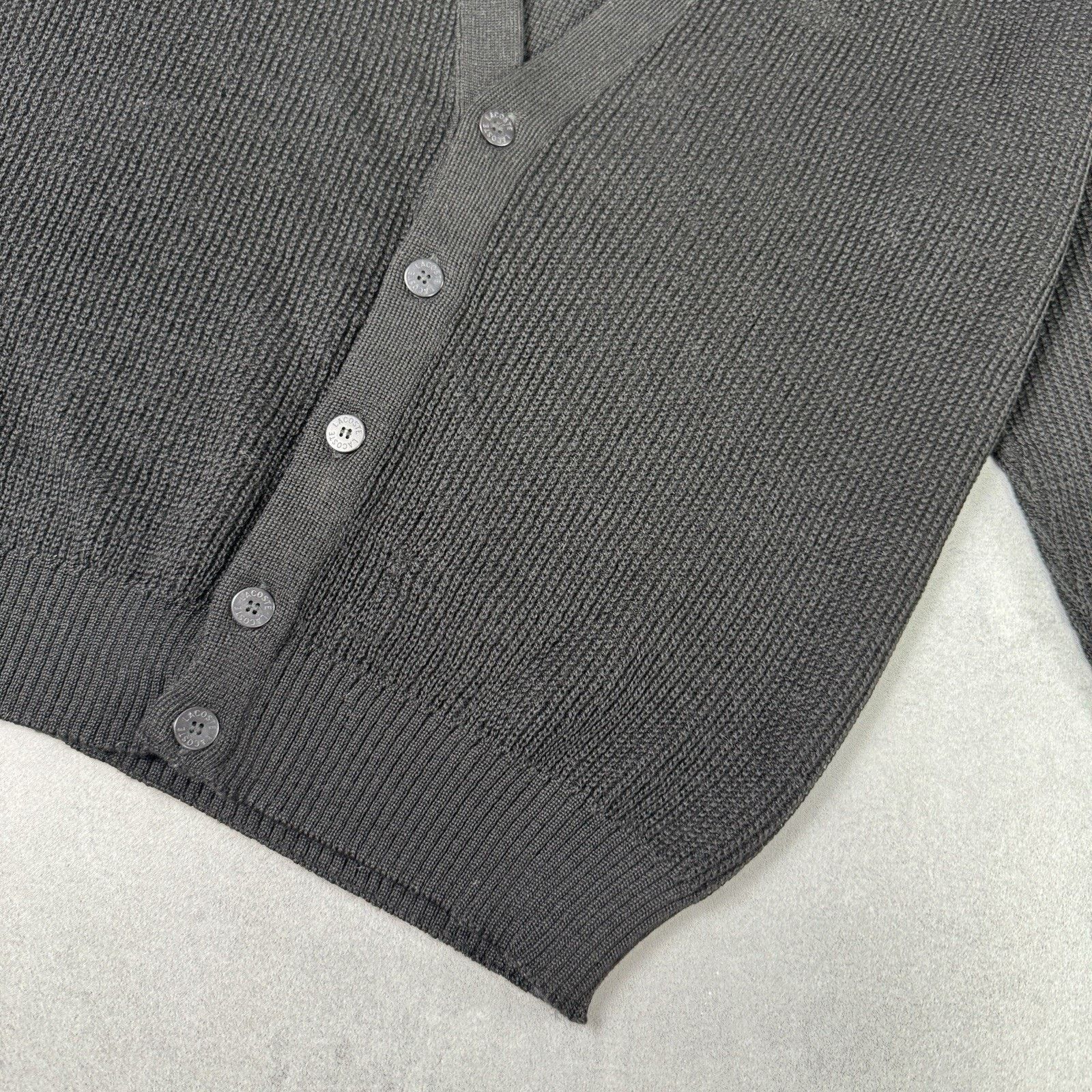 Lacoste Vintage Lacoste Chemise Wool Cardigan Size 4 Black Size US M / EU 48-50 / 2 - 11 Thumbnail