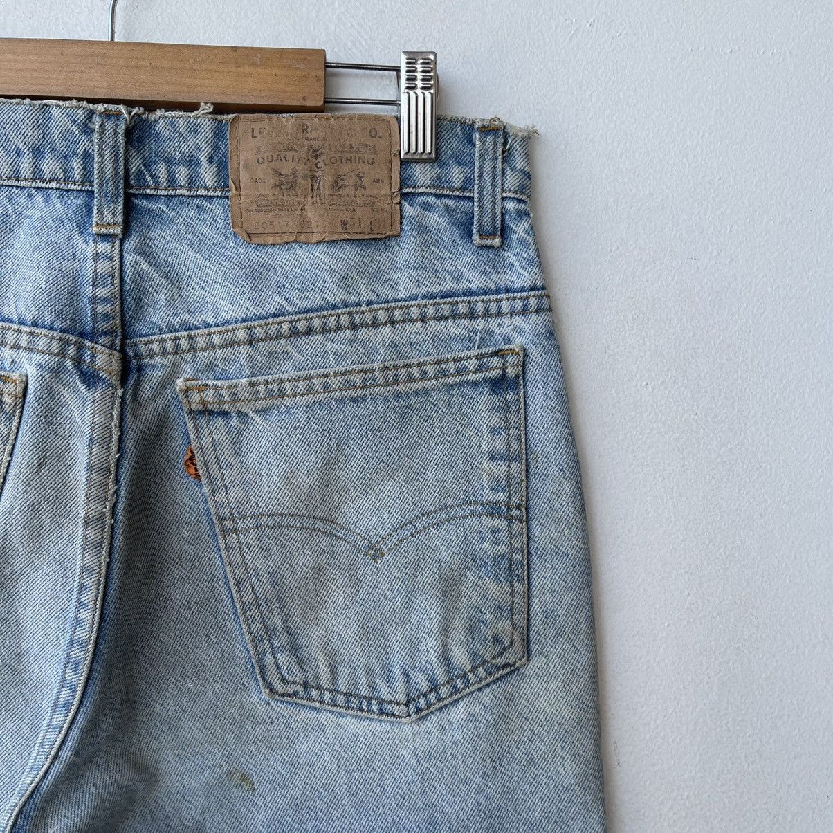 Levi's Vintage 80s Levi's 517 Orange Tab Bootcut Jeans Size US 31 - 13 Thumbnail