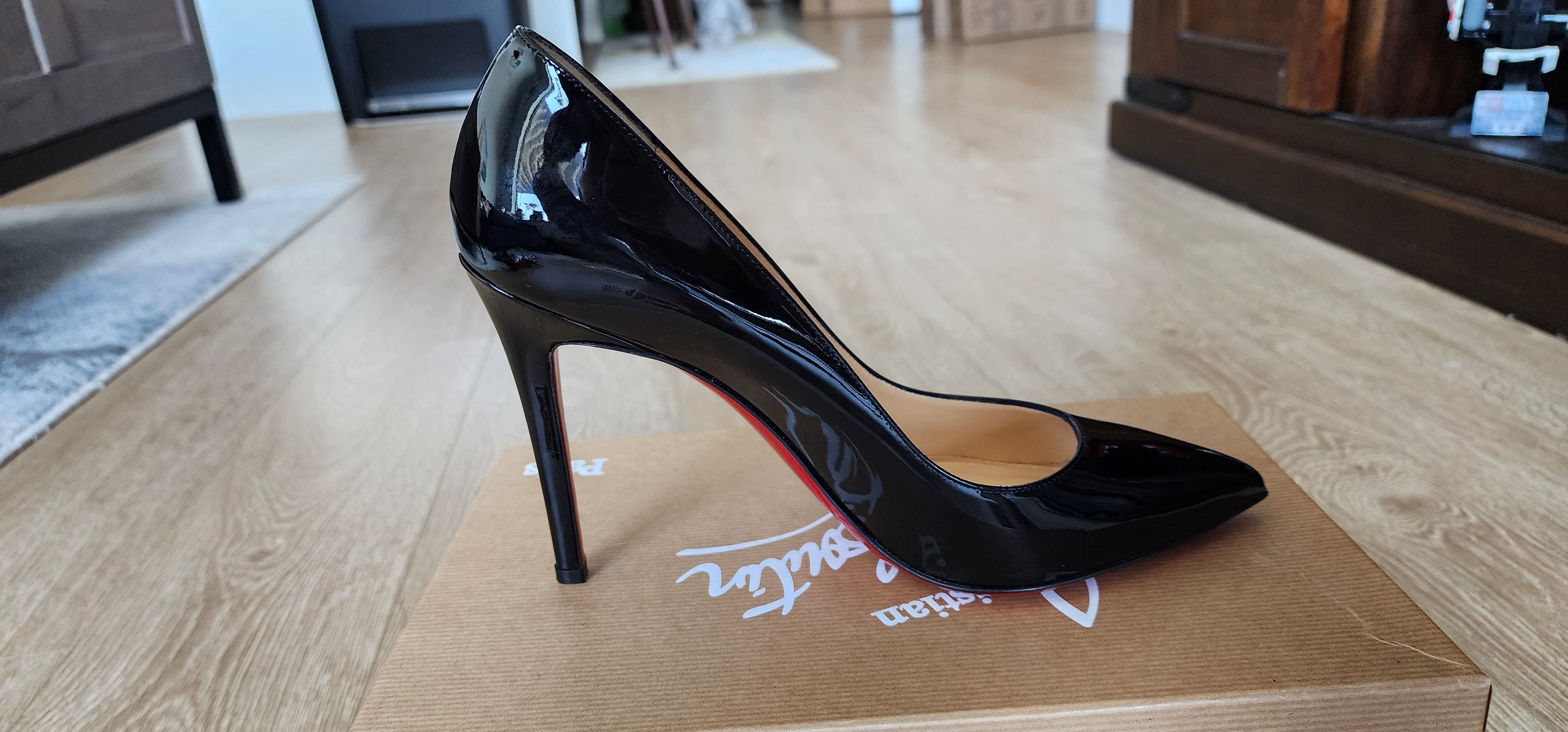 Christian Louboutin Pigalle Patent Leather Pump Size US 9.5 / IT 39.5 - 17 Thumbnail