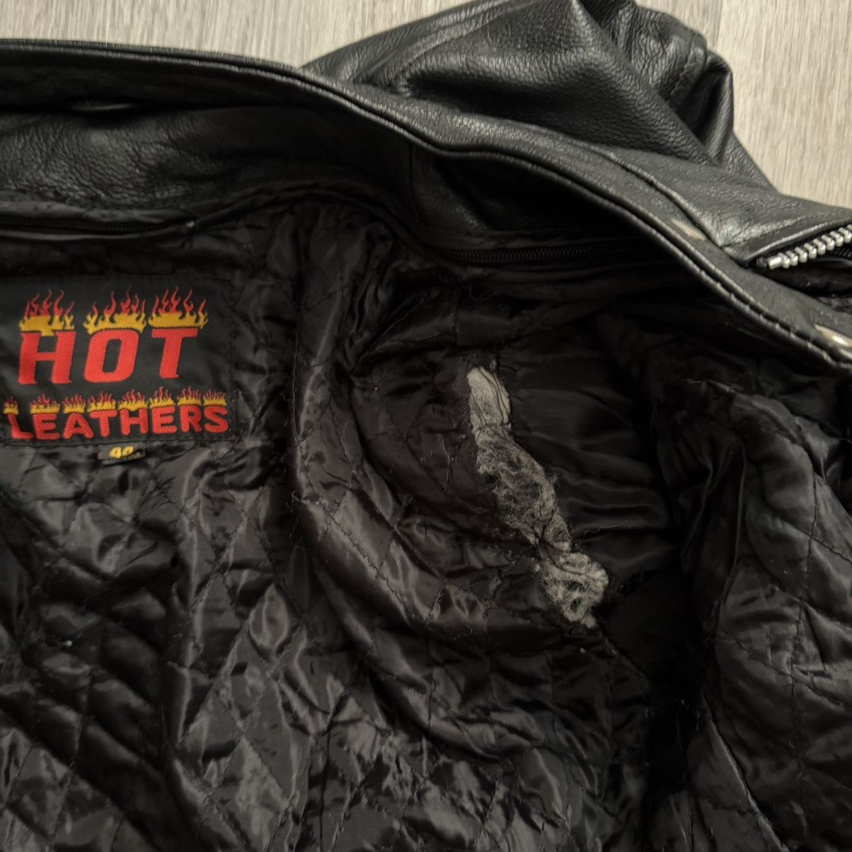 Other 90s vintage Hot Leathers motorcycle jacket Size US S / EU 44-46 / 1 - 8 Thumbnail