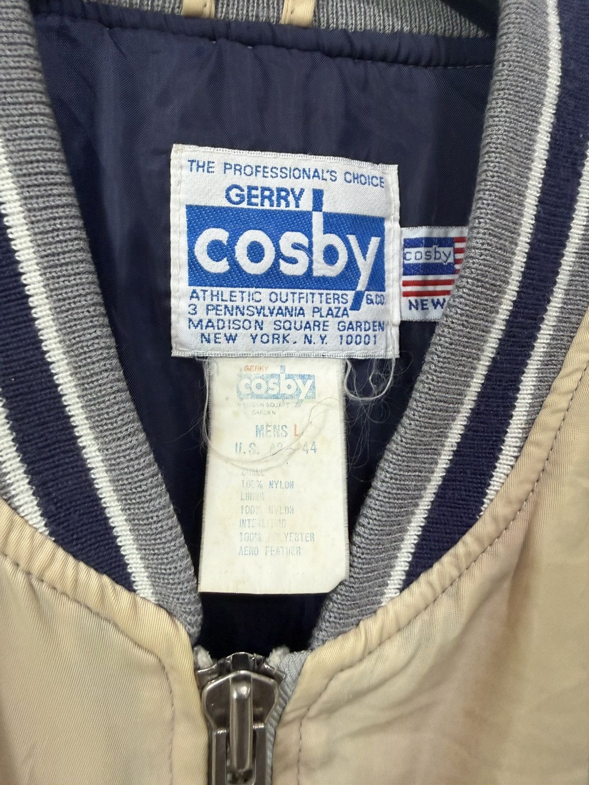 Vintage Vintage 80s Gerry Cosby Bomber Jacket Embroidered Design Size US L / EU 52-54 / 3 - 8 Thumbnail