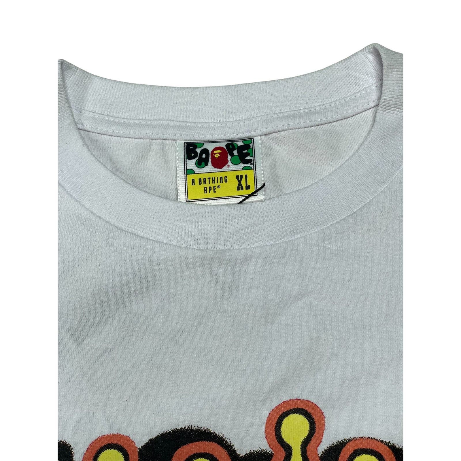 Bape BAPE 'Crowned WGM' White Tee Size US XL / EU 56 / 4 - 2 Thumbnail