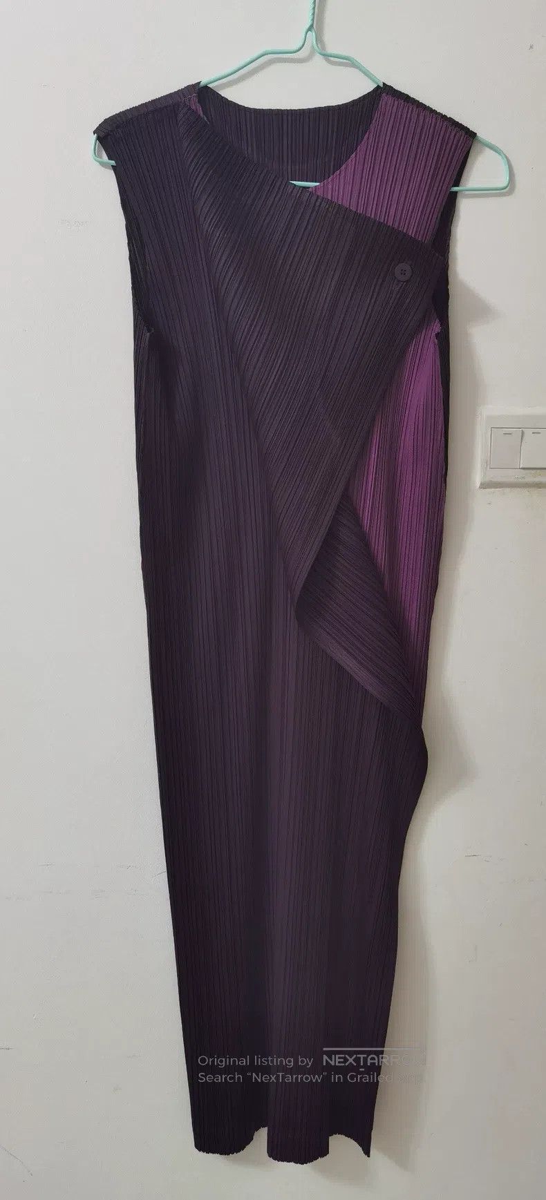Issey Miyake Issey Miyake Seaweed Color Block Dress Size XXL / US 16-18 / IT 52-54 - 4 Thumbnail