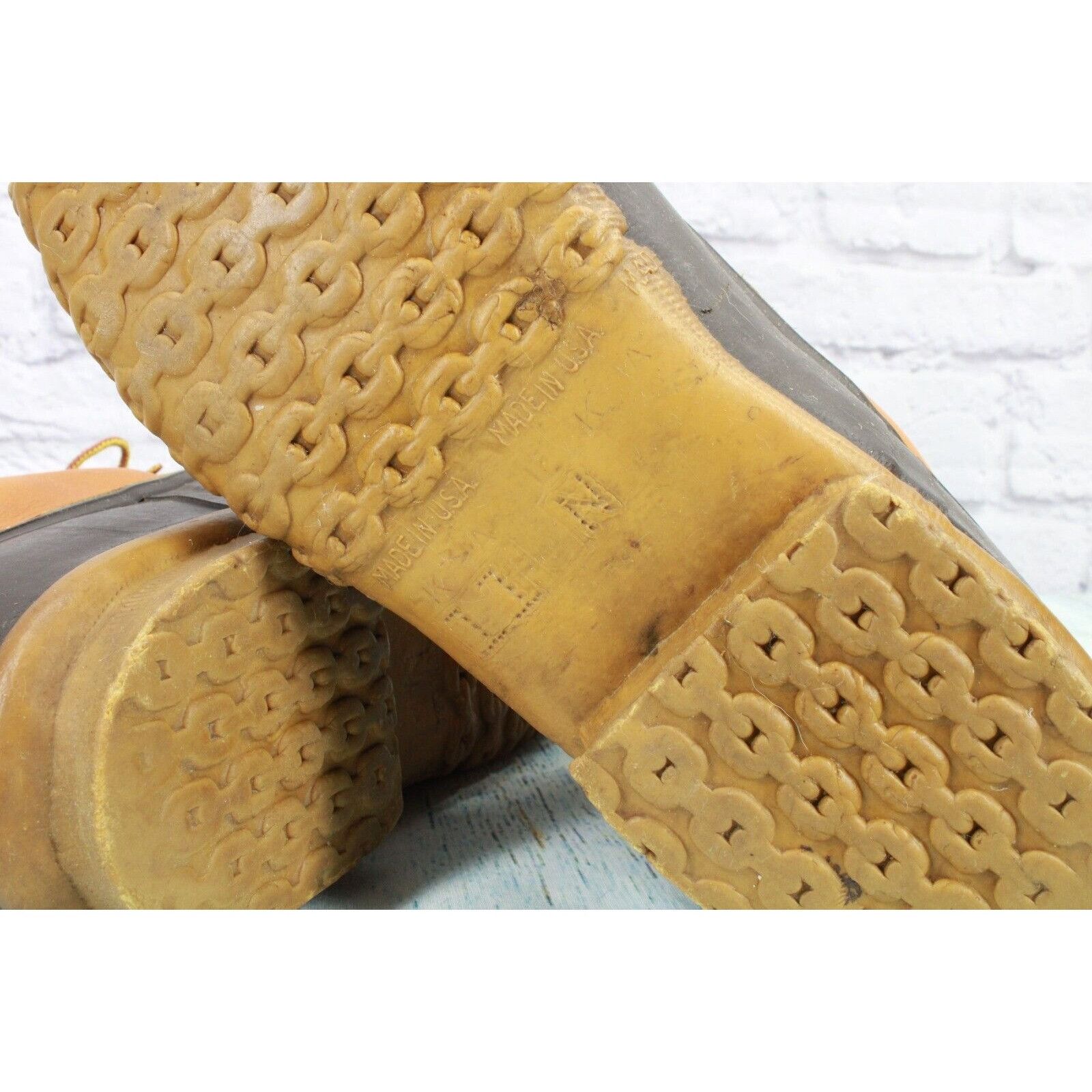 L.L. Bean × Leather × Vintage Vintage LL Bean Women's Leather Duck Boots Size 11 Narrow Size US 11 / IT 41 - 8 Thumbnail