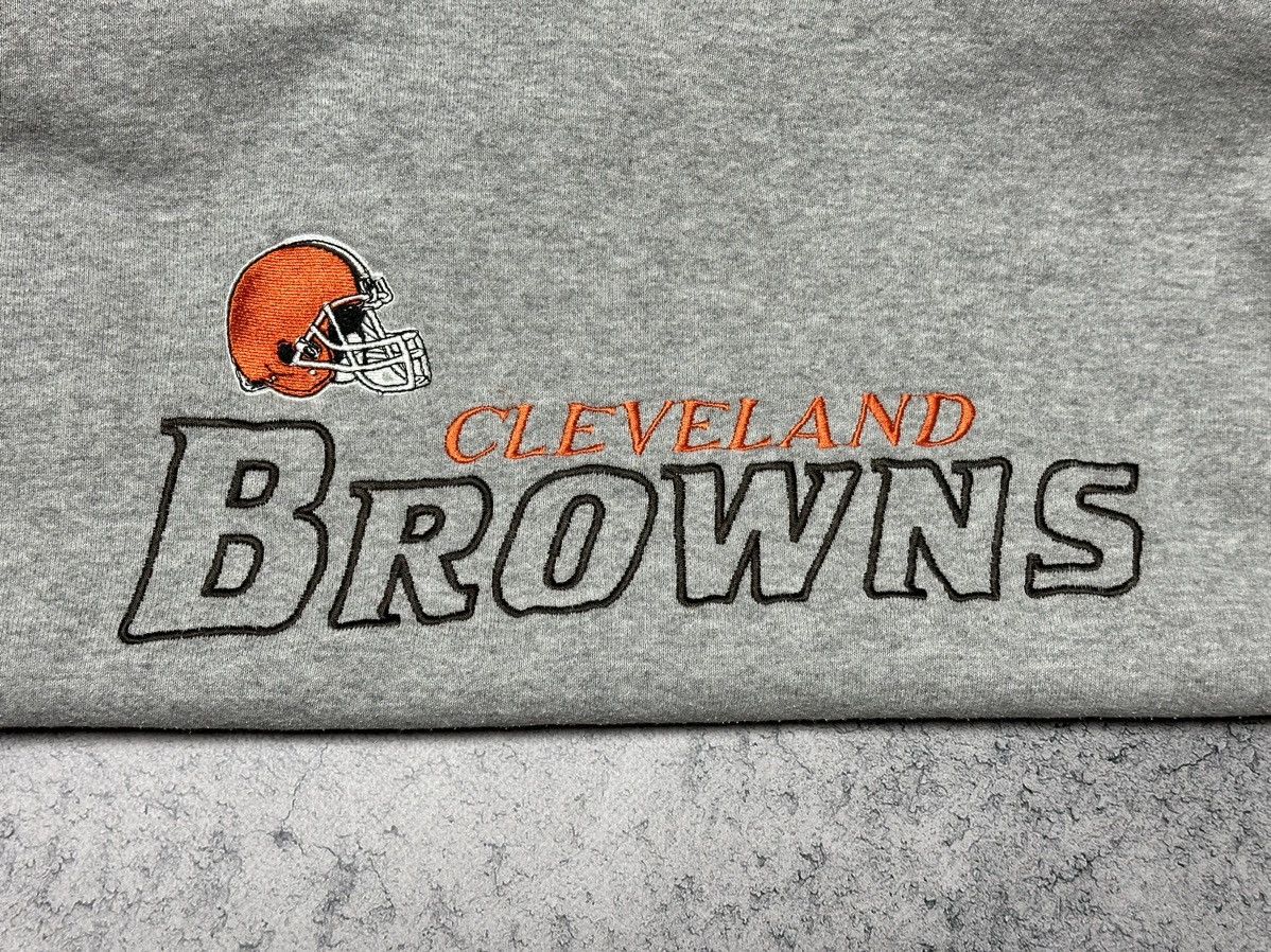 NFL × Puma × Vintage Vintage Puma Cleveland Browns NFL Baggy Sweatshirt Size US XXL / EU 58 / 5 - 5 Thumbnail