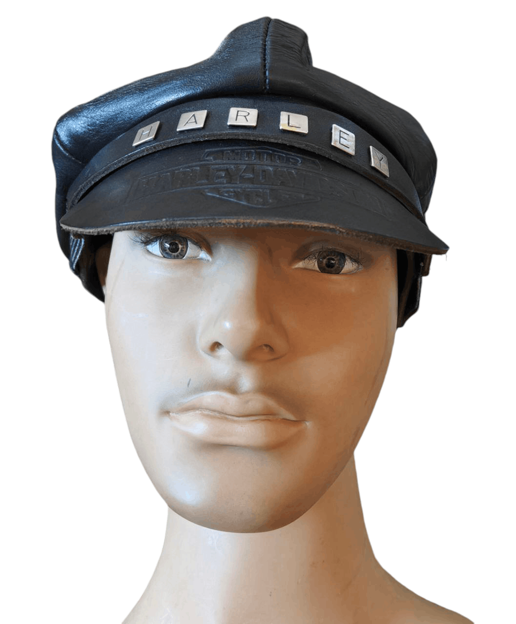 Harley Davidson Vintage Harley Davidson Leather Hat Size ONE SIZE - 2 Thumbnail