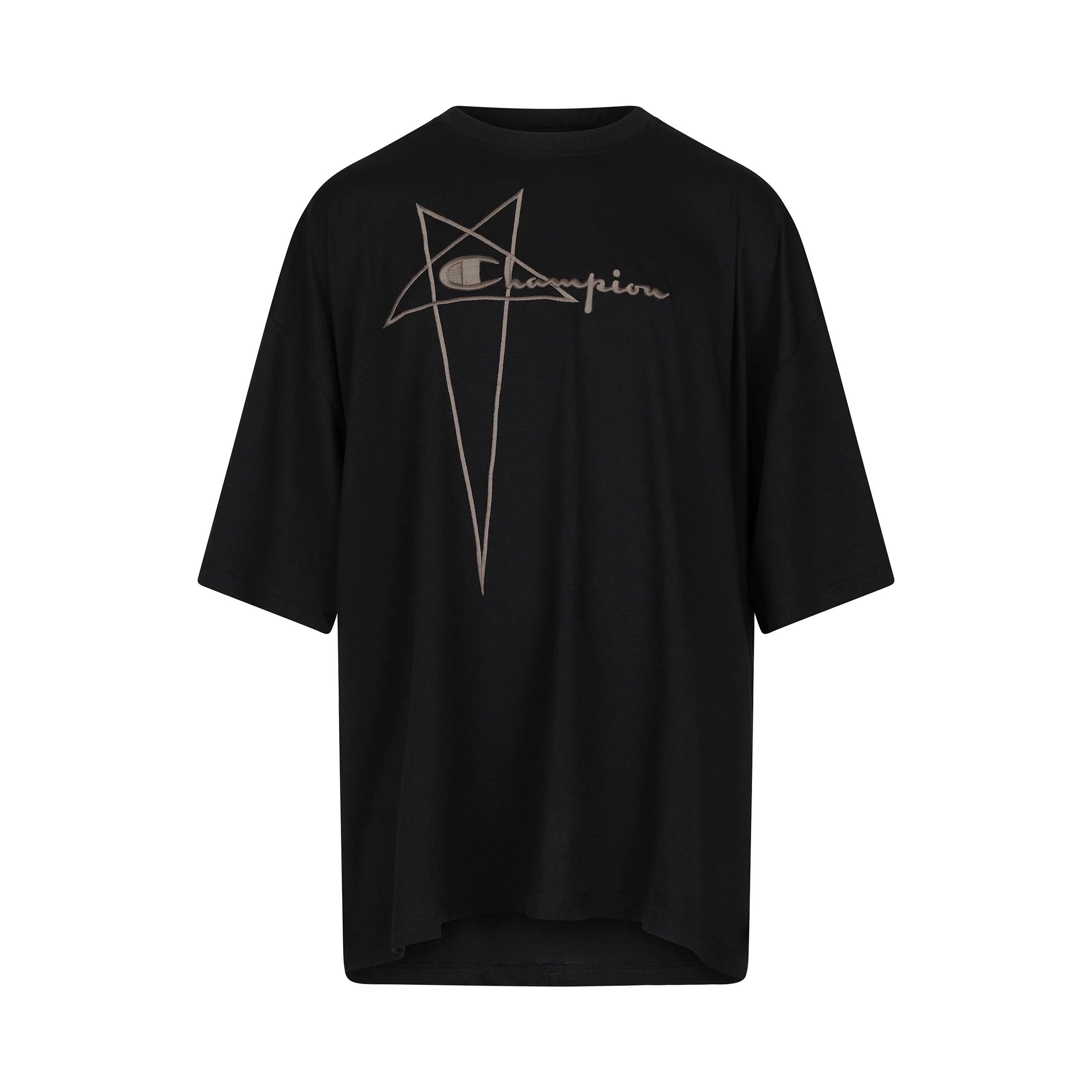 Rick Owens o1mris0824 Tommy T-Shirt in Black Size US S / EU 44-46 / 1 - 1 Thumbnail