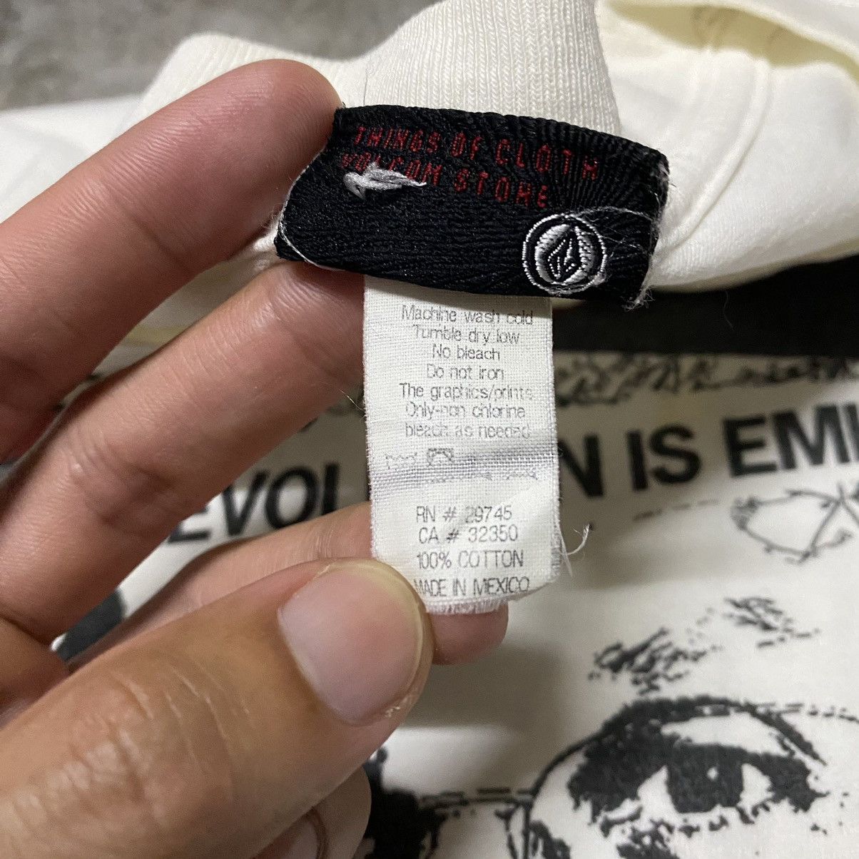 Vintage × Volcom VINTAGE VOLCOM REVOLUTION IS EMINENT T SHIRT Size US M / EU 48-50 / 2 - 4 Thumbnail