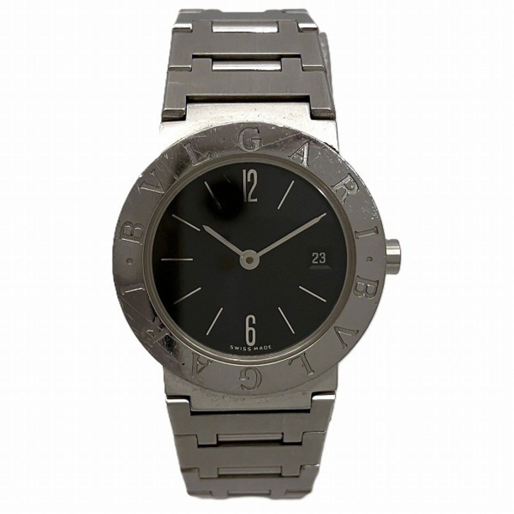 Bvlgari Bb26Ssd Quartz Watch Women's in Black