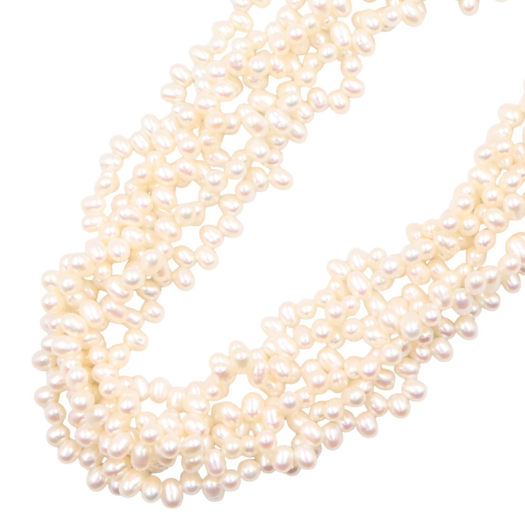Tiffany & Co. Tiffany & Co. Tiffany & Co. Torsade Pearl Silver Necklace Precious Metal Necklace DUTY FREE for USA Size ONE SIZE - 1 Thumbnail