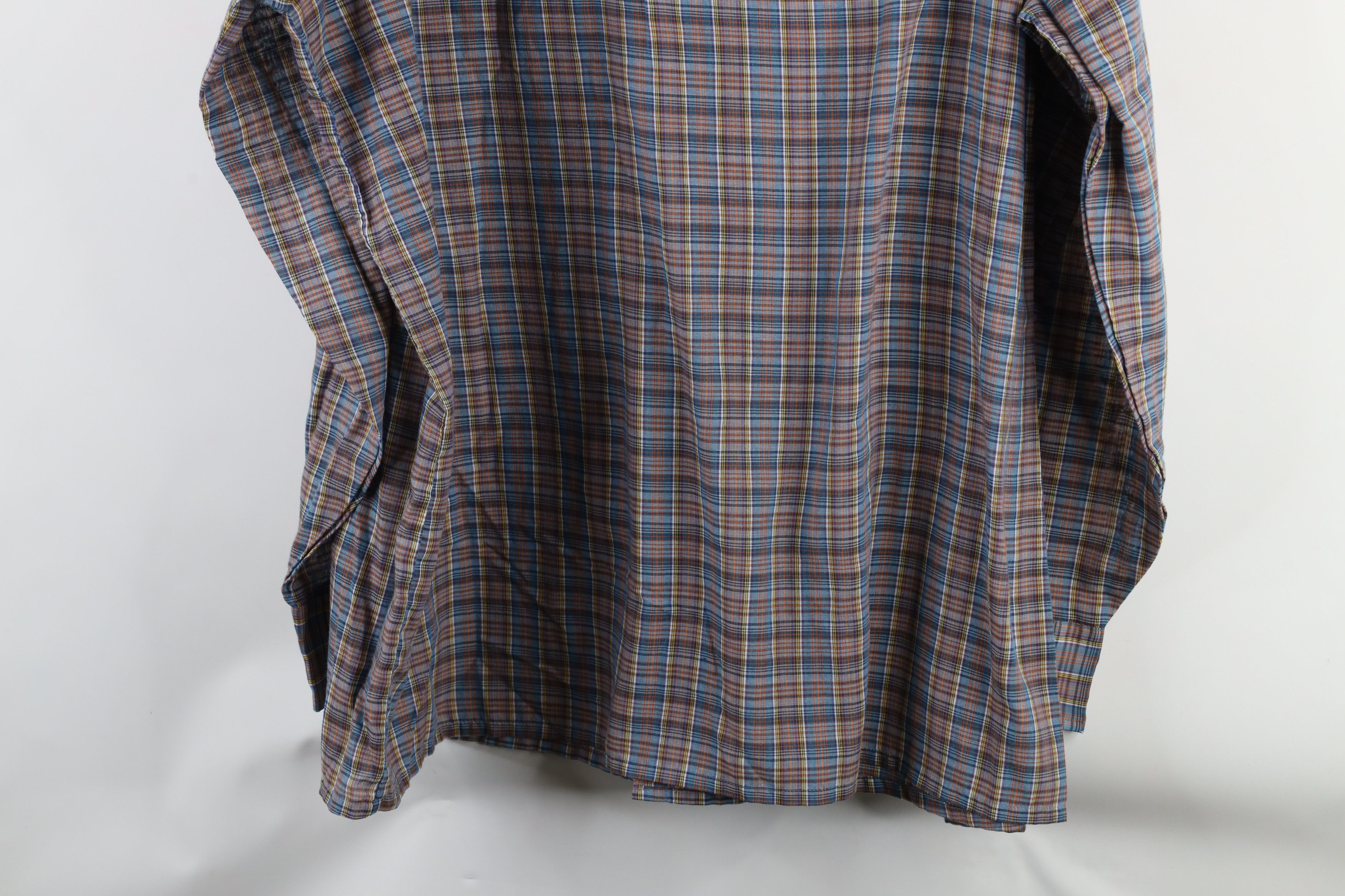 Vintage Vintage 70s Streetwear Long Sleeve Collared Button Shirt Size US XXL / EU 58 / 5 - 11 Thumbnail
