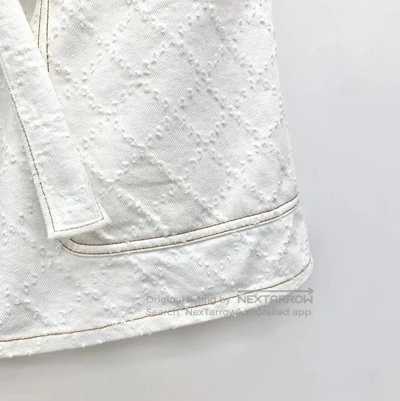 Chanel Chanel White Cotton Women's Shorts . Size 23" - 4 Thumbnail