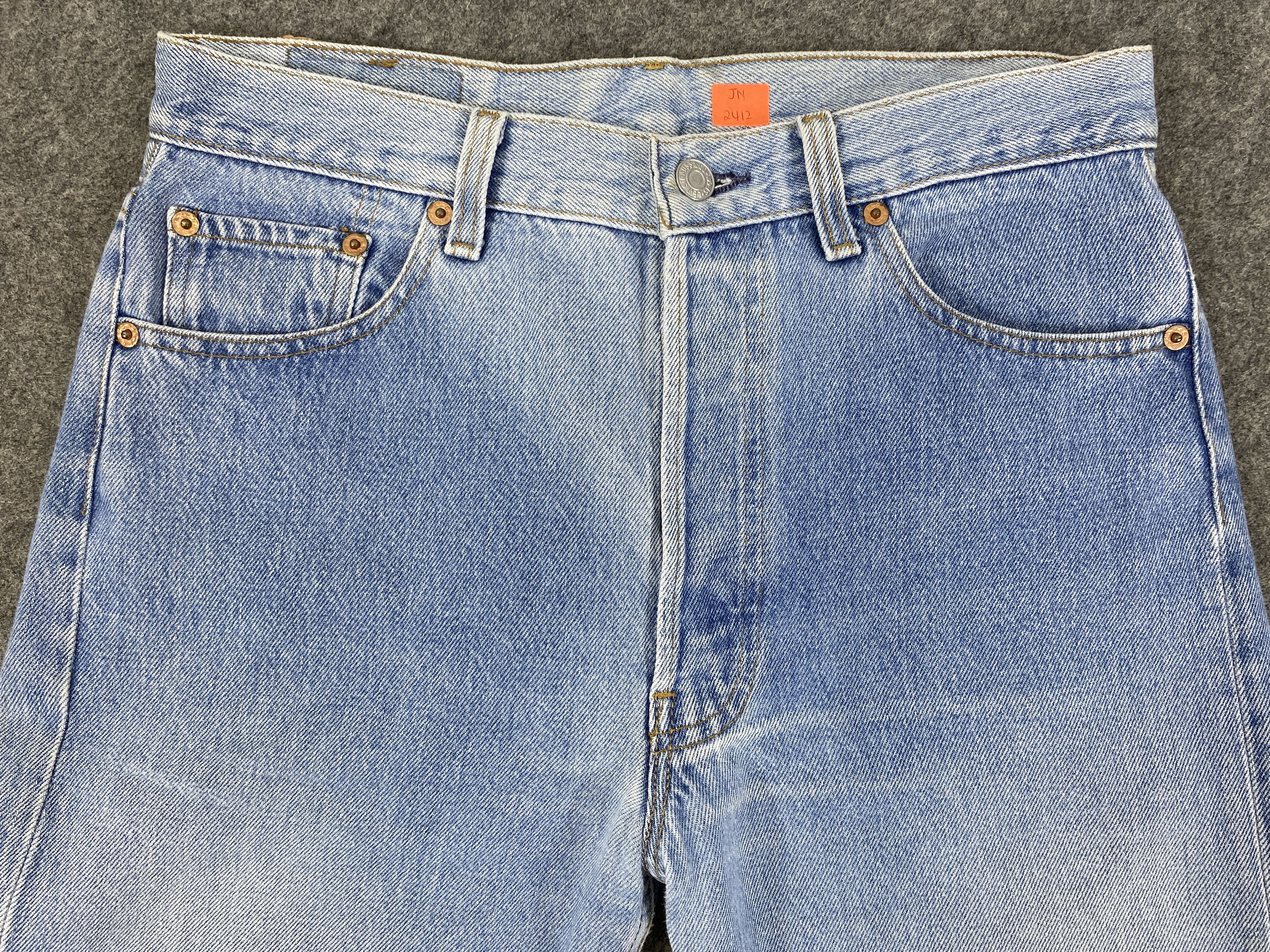 Japanese Brand Blue Wash Vintage Levi's 501 Jeans 30x31 Denim -JN2412 Size US 30 / EU 46 - 3 Thumbnail