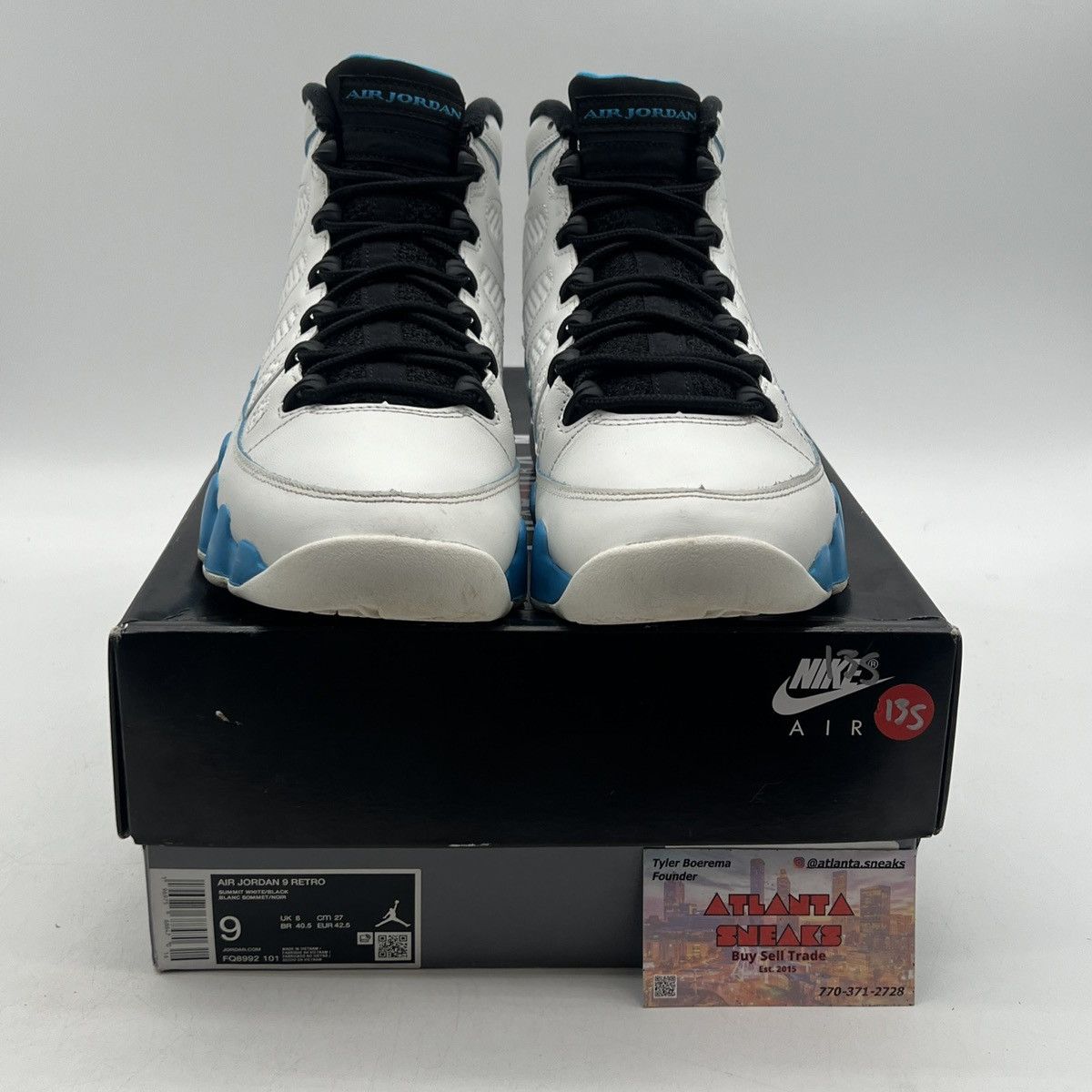 Jordan Brand Air Jordan 9 powder blue Size US 9 / EU 42 - 2 Thumbnail