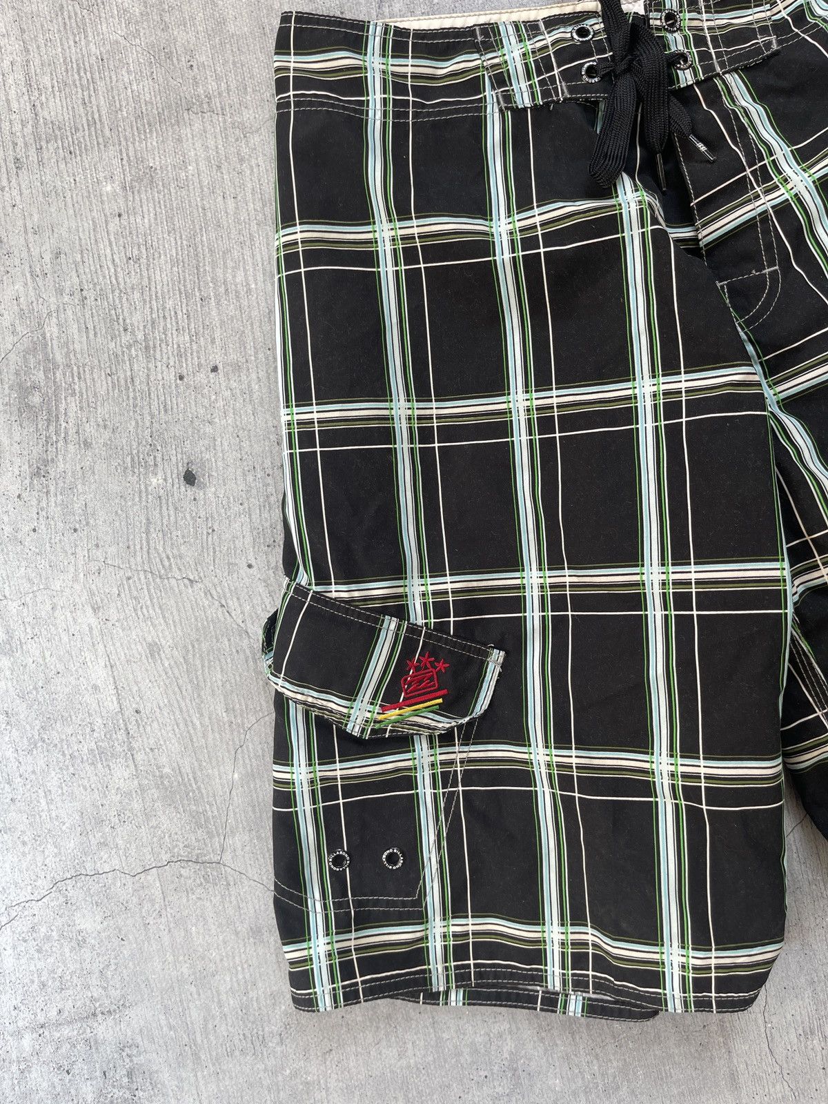 Billabong × Vintage Vintage 90s Billabong shorts art streetwear style size Size US 32 / EU 48 - 4 Thumbnail