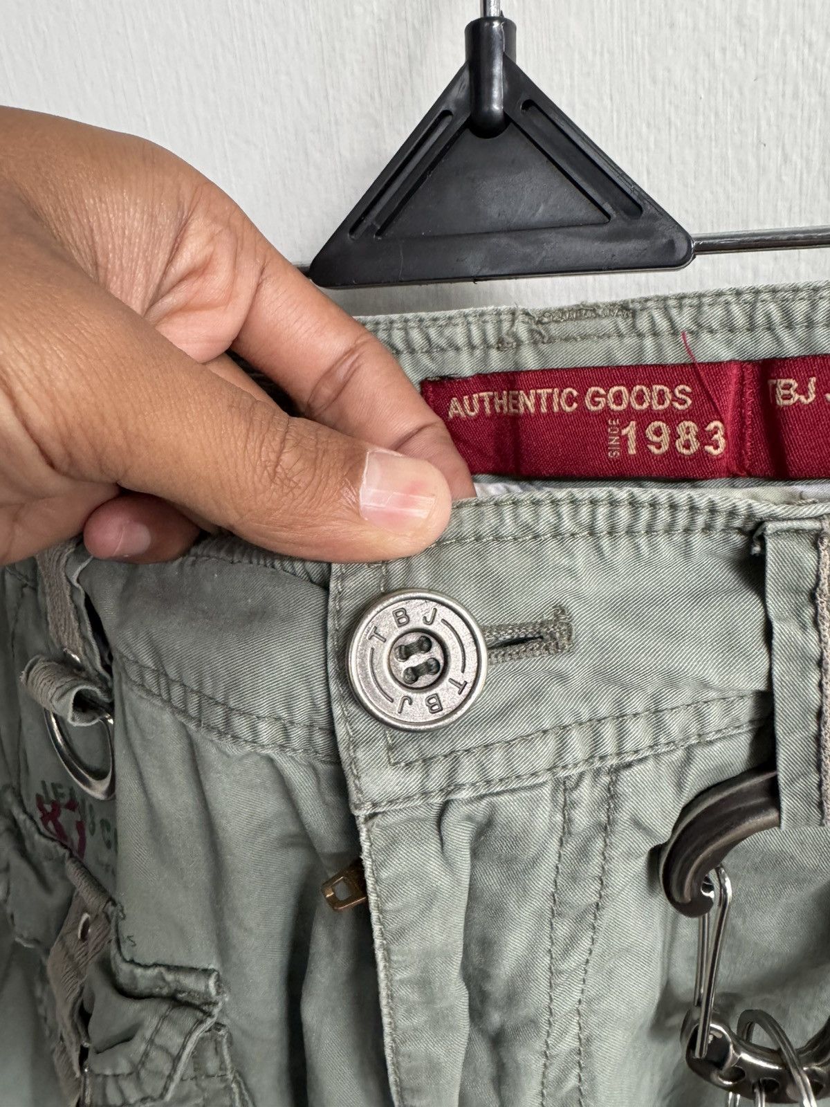 Japanese Brand VINTAGE Y2K BAGGY CARGO PANT WITH MULTI POCKET Size US 28 / EU 44 - 5 Thumbnail