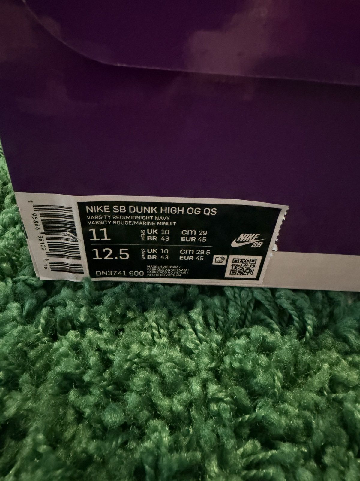 Nike × Supreme Supreme x Nike SB Dunk Hi Sneakers 11 Size US 11 / EU 44 - 8 Thumbnail