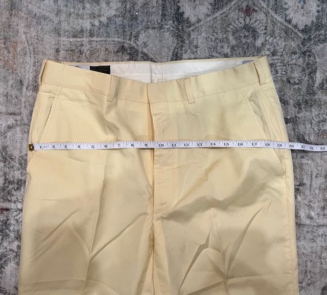 J. Press J. Press Made in USA Vintage Yellow Cotton Dress Trousers Size US 35 - 3 Thumbnail