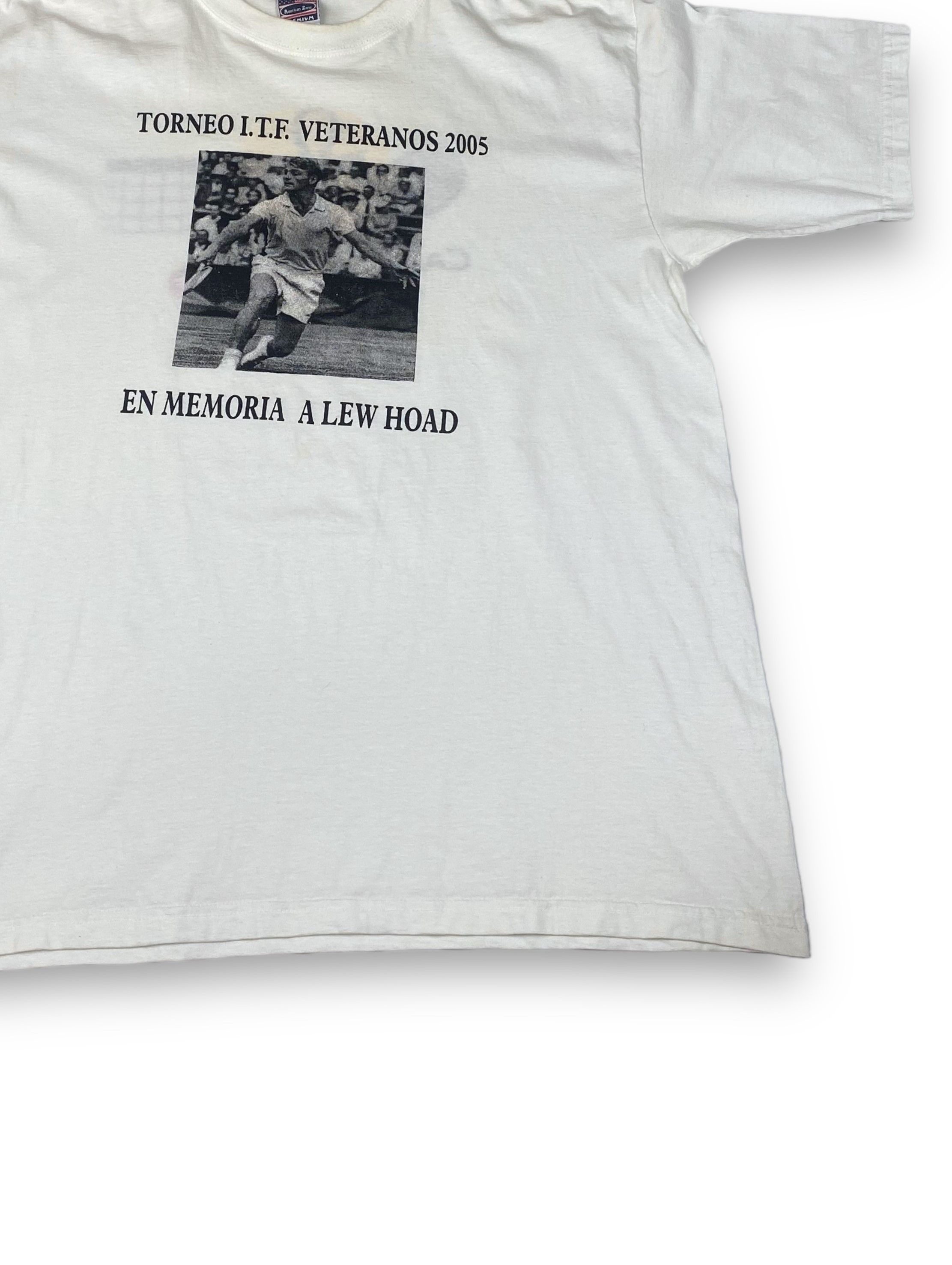 Arts & Science 2005 Vintage LEW HOAD Memorial Tennis Memorial T-Shirt M670 Size US XL / EU 56 / 4 - 3 Thumbnail