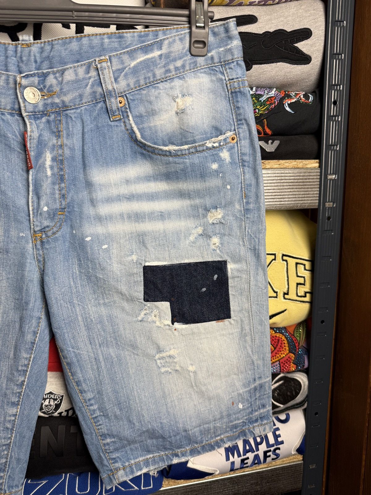 Dsquared2 Dsquared2 shorts distressed denim made in Italy y2k Size US 34 / EU 50 - 4 Thumbnail