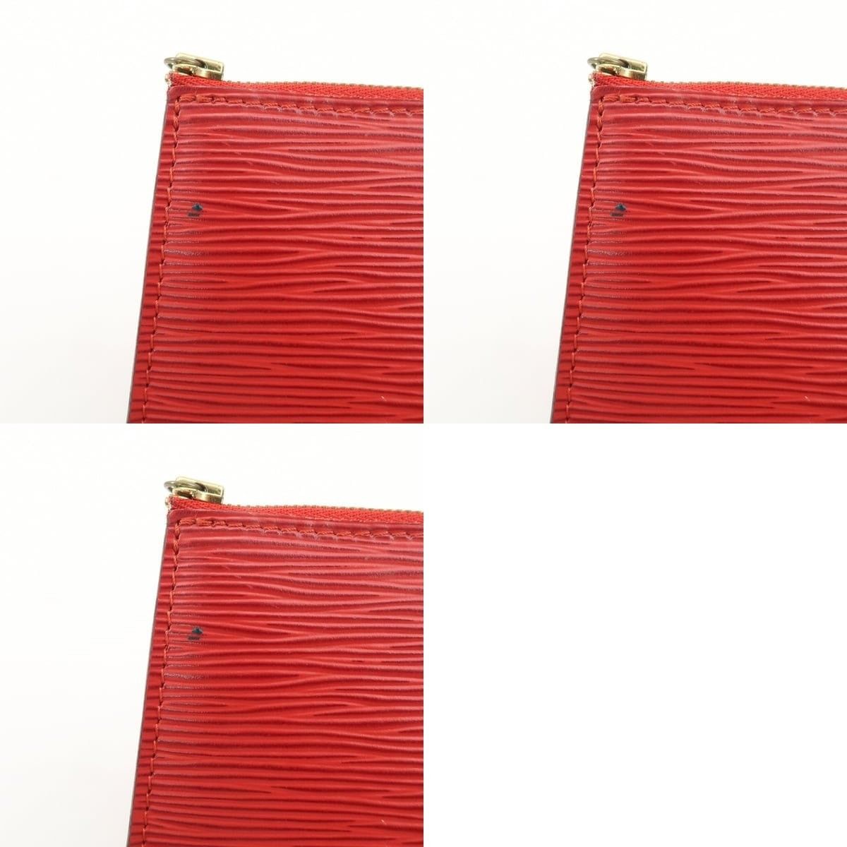 Louis Vuitton Louis Vuitton Epi Pochette Accessoires Pouch Leather Red Size ONE SIZE - 8 Thumbnail