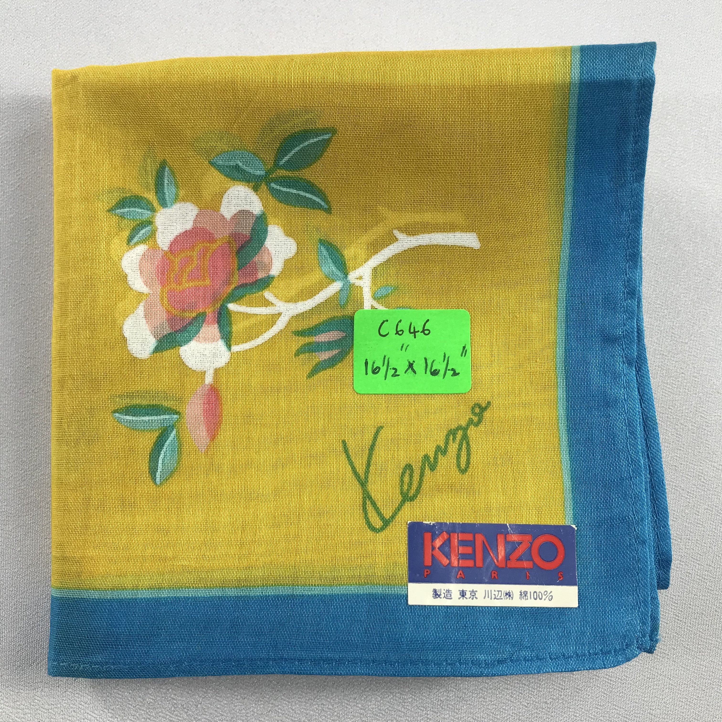 Kenzo Kenzo Handkerchief / Bandana / Neckerchief C646 Size ONE SIZE - 7 Thumbnail