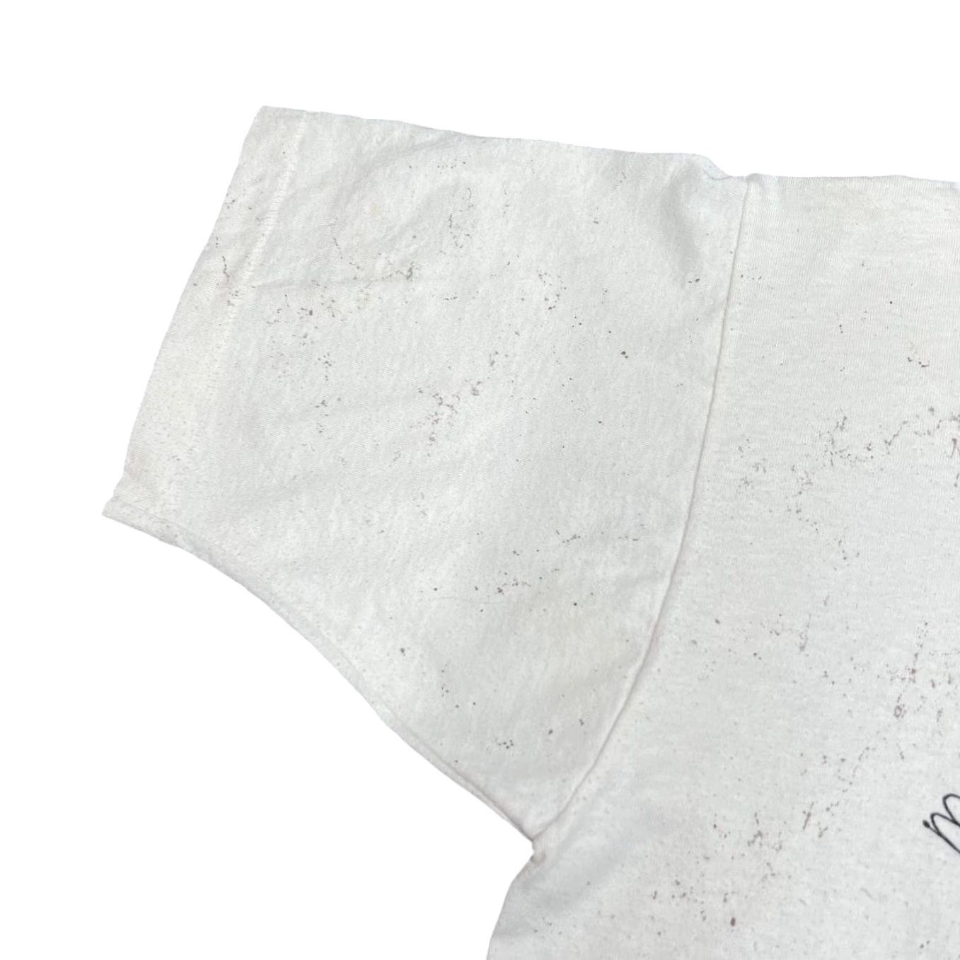 Fruit Of The Loom Vintage Mothers Earn Their Wings Everyday Ink Splatter Single Stitch T-Shirt L Mens Cotton White 90s 90’s Size US L / EU 52-54 / 3 - 4 Thumbnail