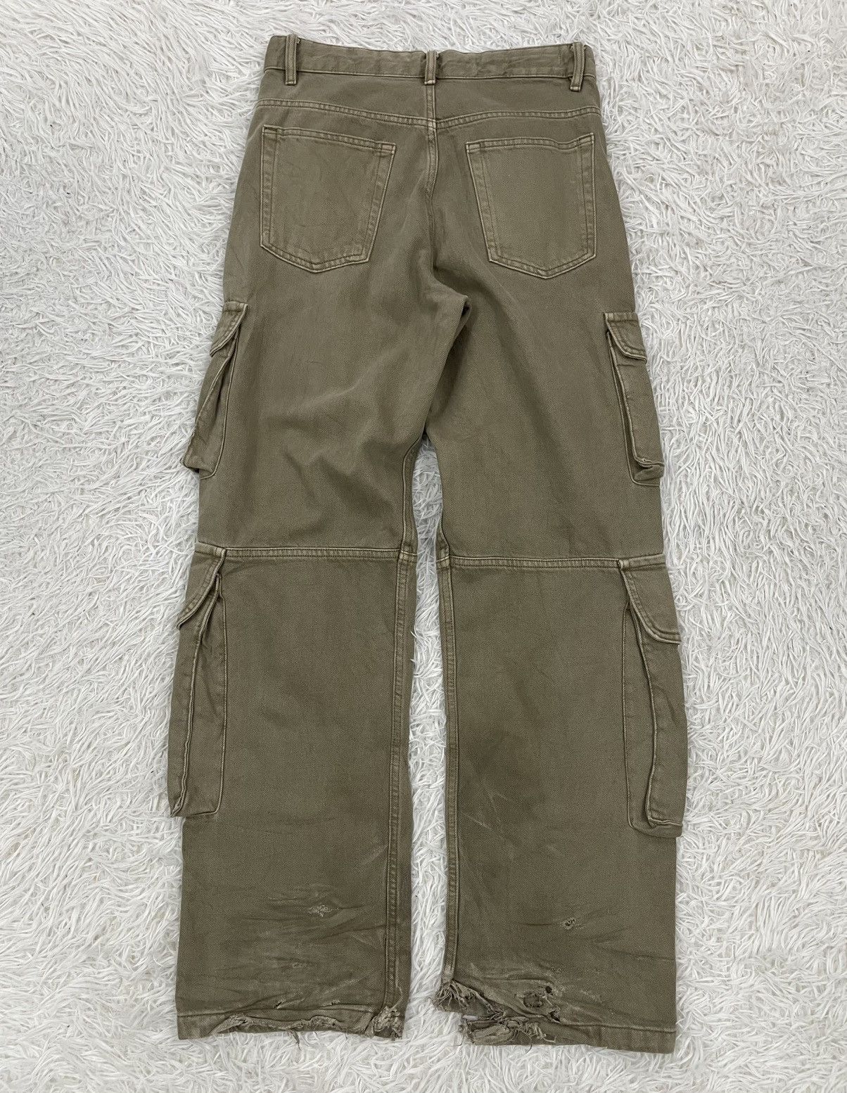 Zara Multi Big Cargo Pockets Zara Baggy Flair Pants Size US 32 / EU 48 - 2 Thumbnail