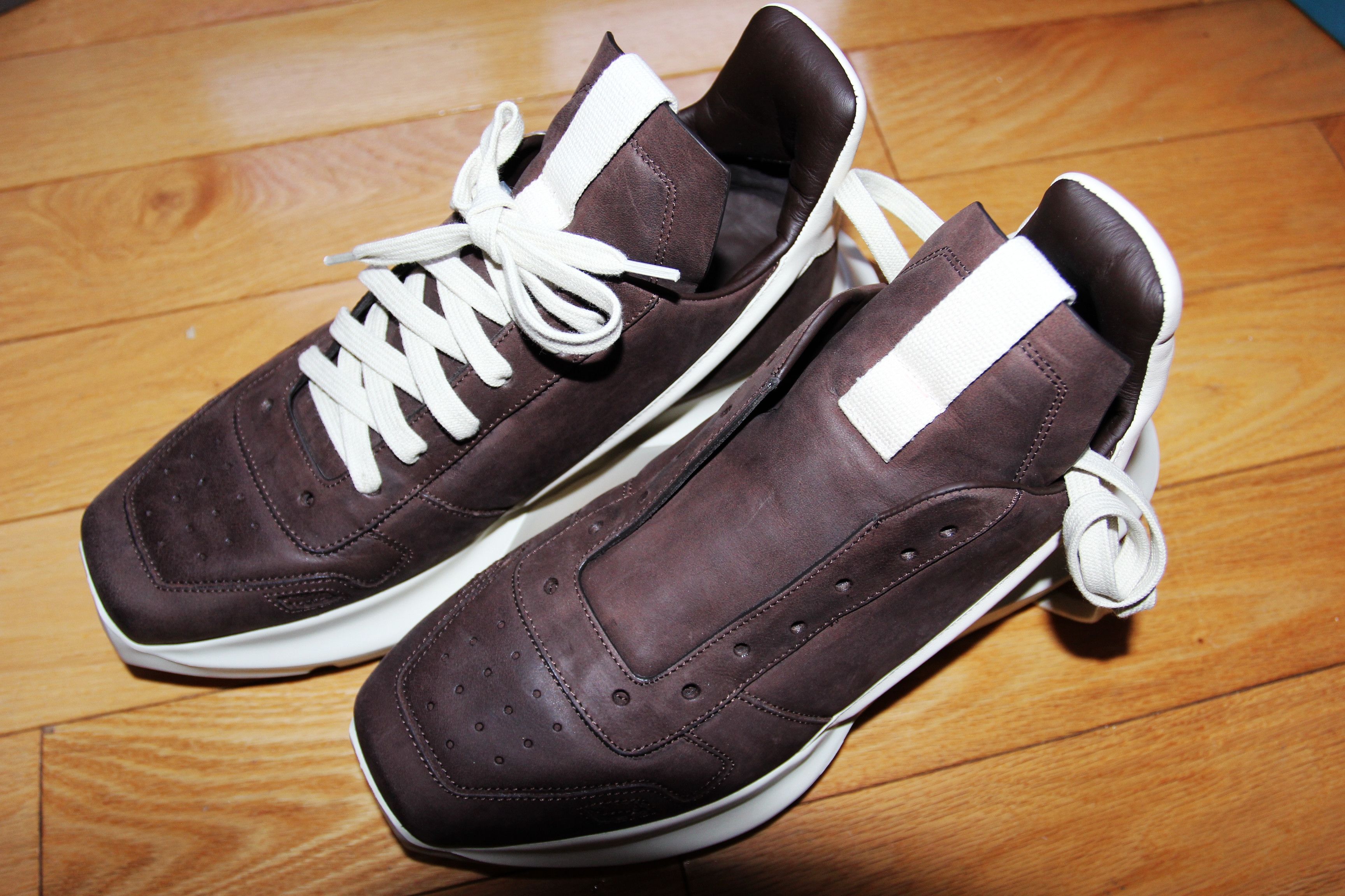 Rick Owens BNWT AW23 RICK OWENS "LUXOR" GETH RUNNER SNEAKERS 40 Size US 7 / EU 40 - 2 Thumbnail