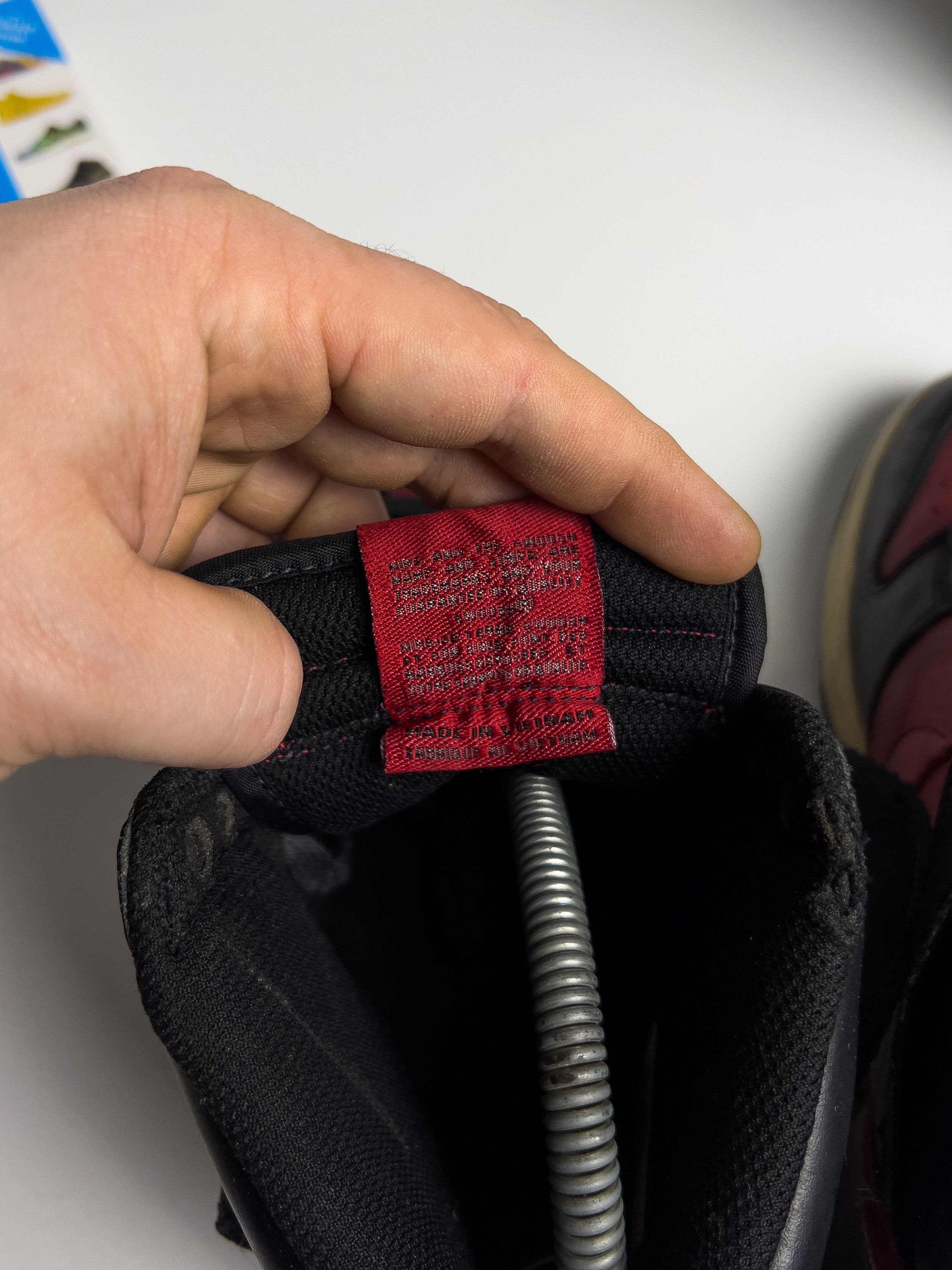Nike Nike Dunk High Vintage "Black Varsity Red" 317982-009 Size US 8 / EU 41 - 10 Thumbnail